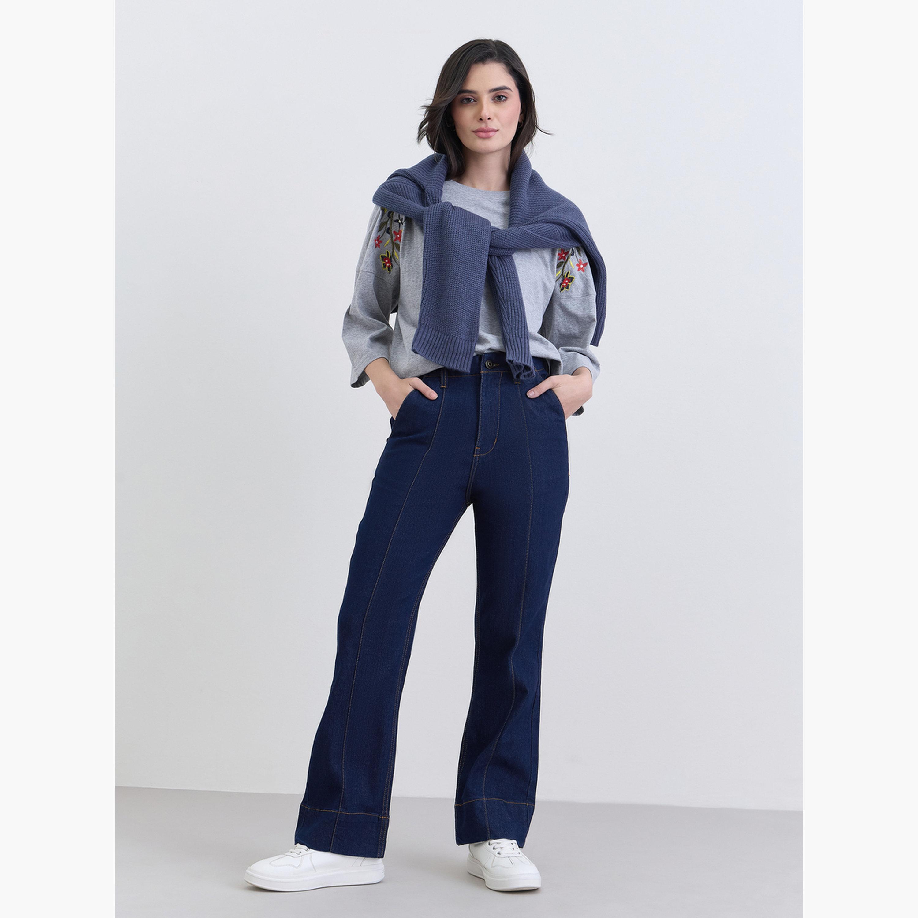 طقم قميص بأزرار وبنطلون-women-clothing-bottoms-jeans-image-2
