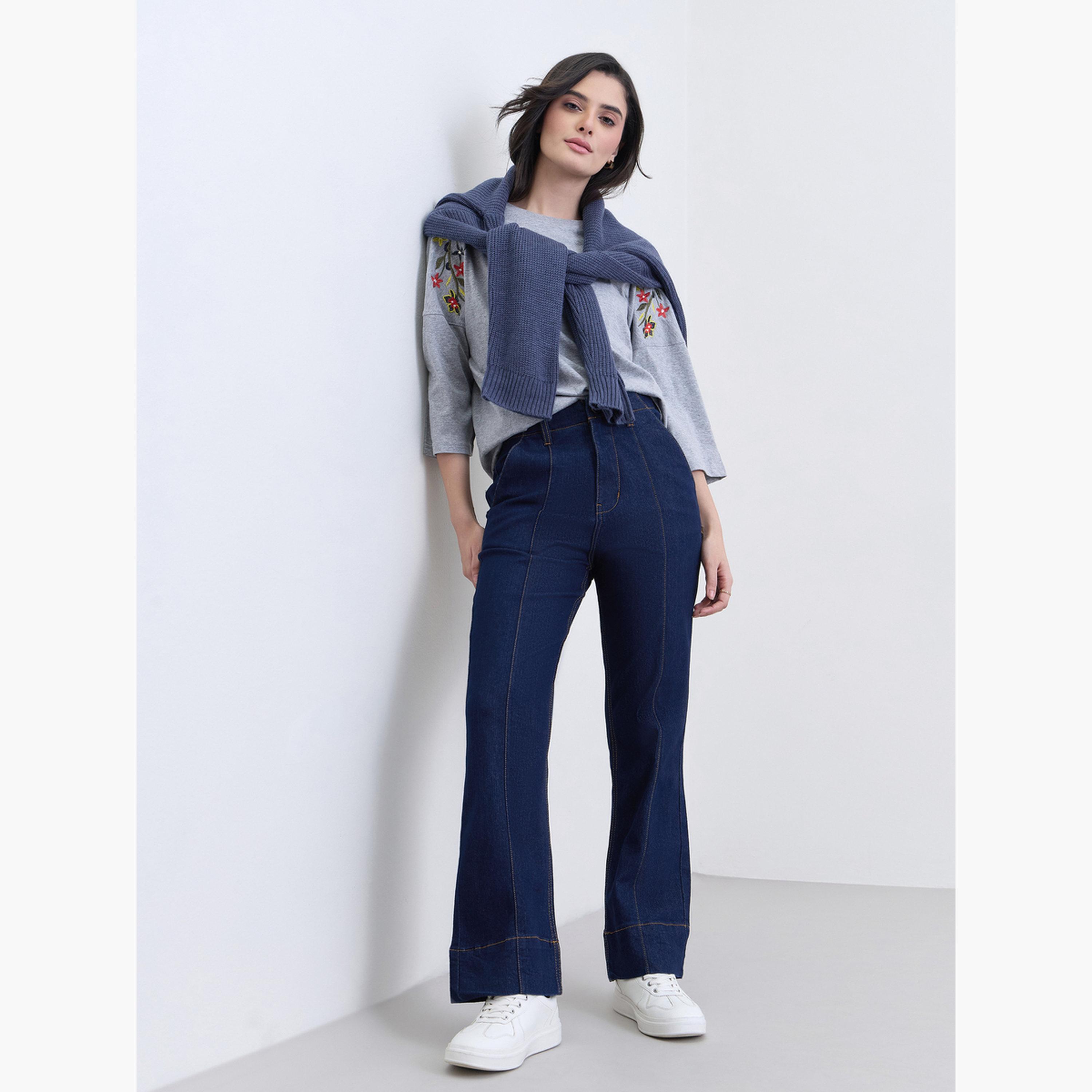 طقم قميص بأزرار وبنطلون-women-clothing-bottoms-jeans-image-3