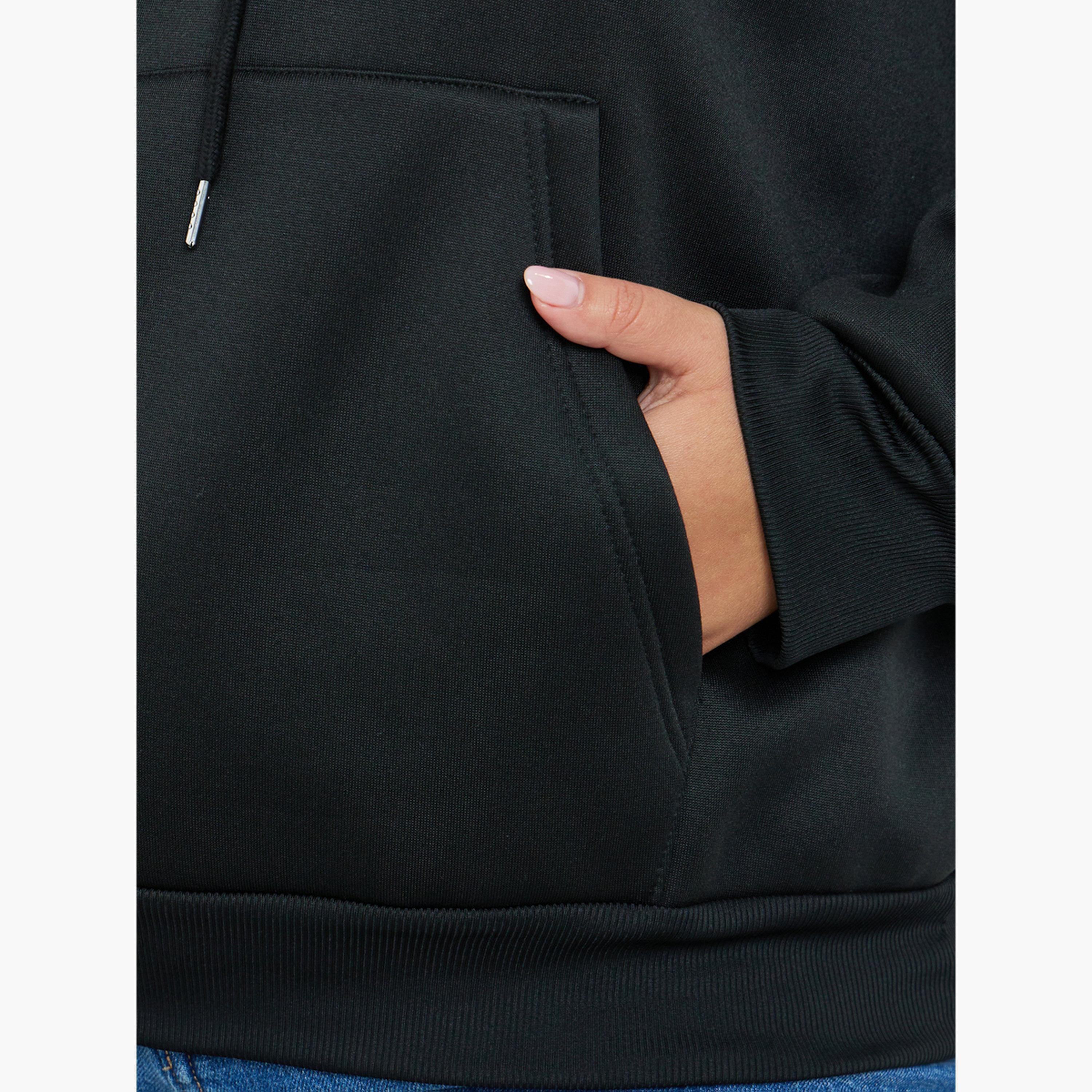 ستايلي - هودي أسود مقاس كبير للنساء -women-clothing-hoodiesandsweatshirts-hoodies-image-3