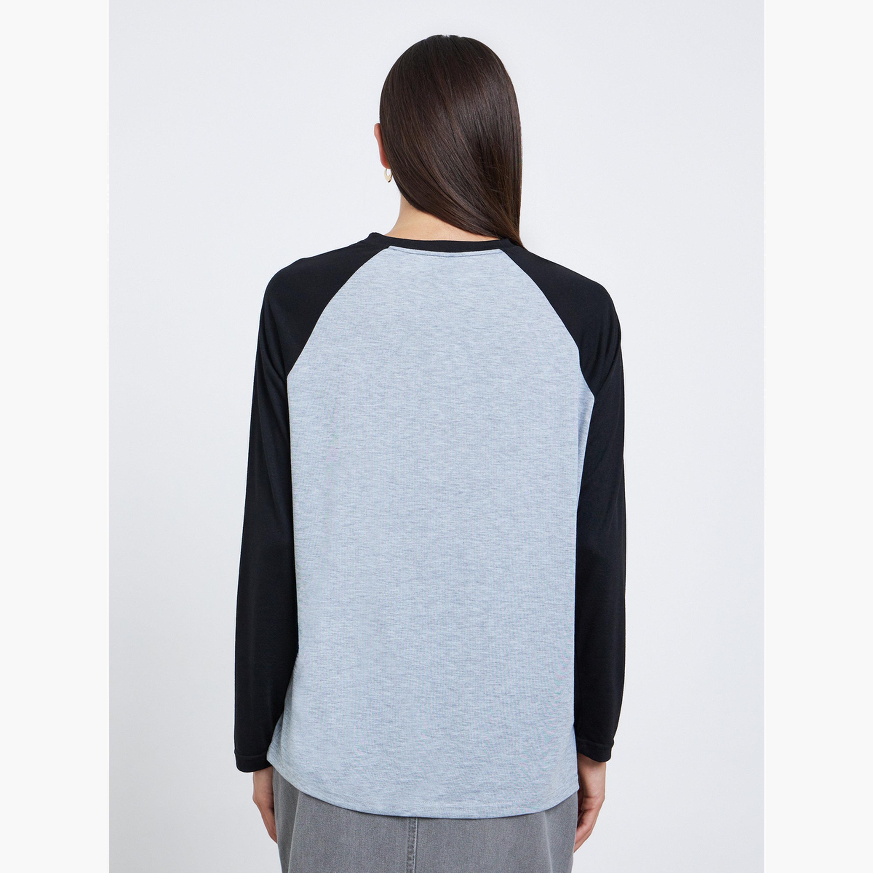 ستايلي - تي شيرت نسائي مقاس كبير اوفر سايز  بألوان متعددة-women-clothing-tshirts-image-4