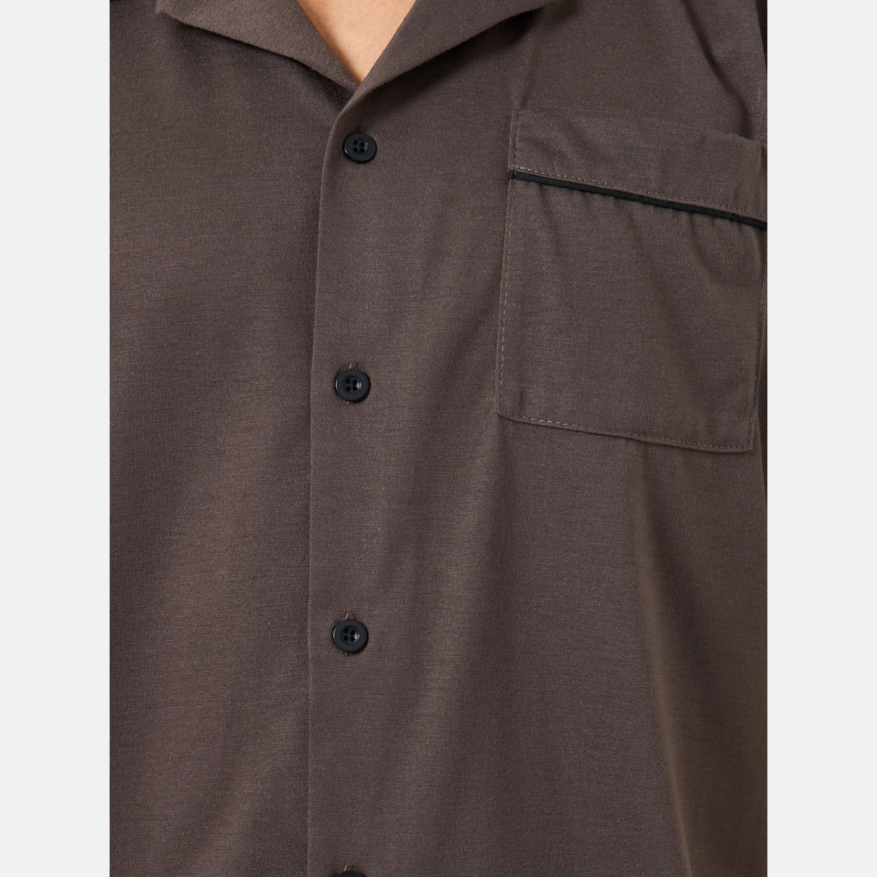 Styli Men Relaxed Fit Solid Shirt and Shorts Set-men-clothing-nightwear-sets-image-3