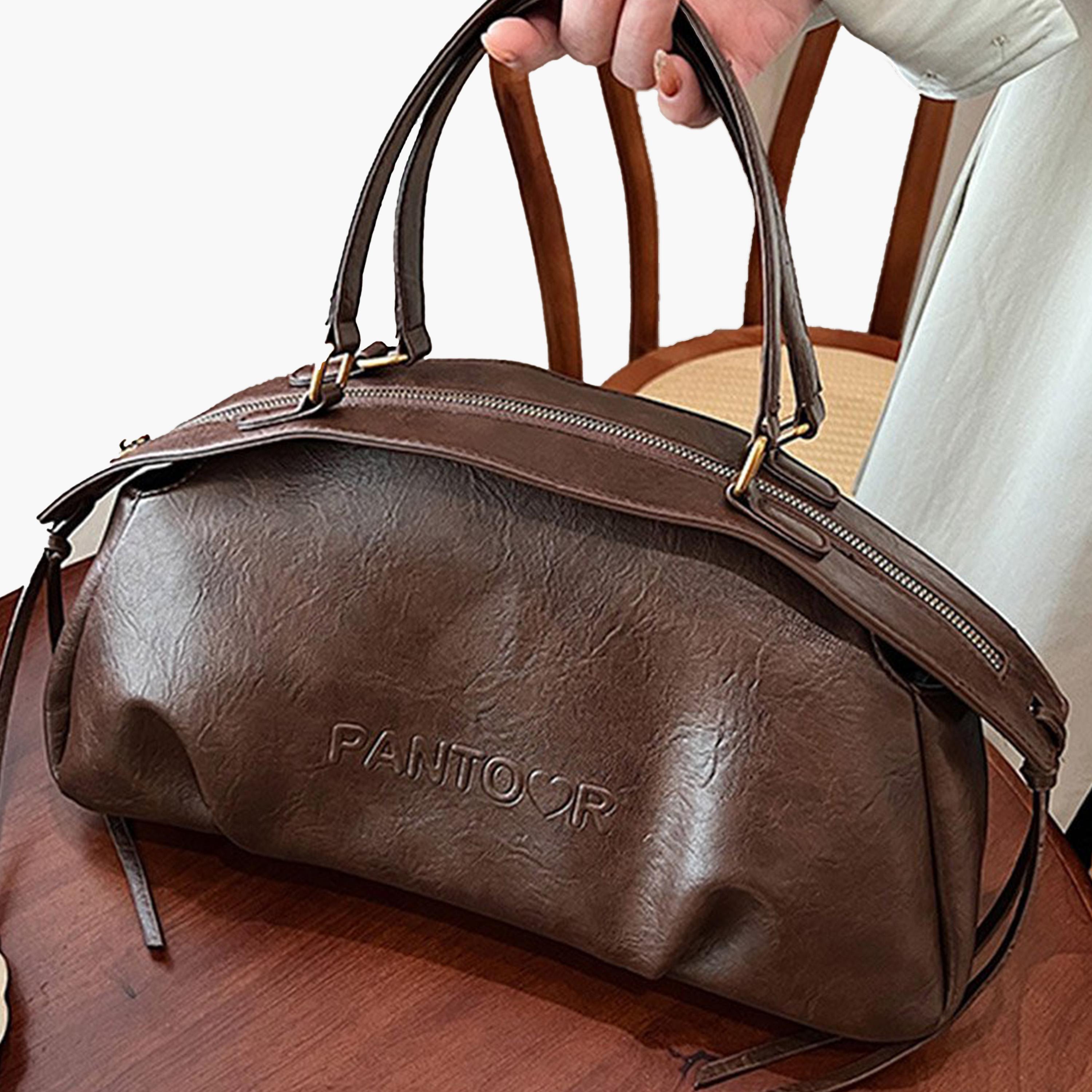Take Two Solid Handbag with Zip Closure-women-bagsandwallets-handbags-image-3