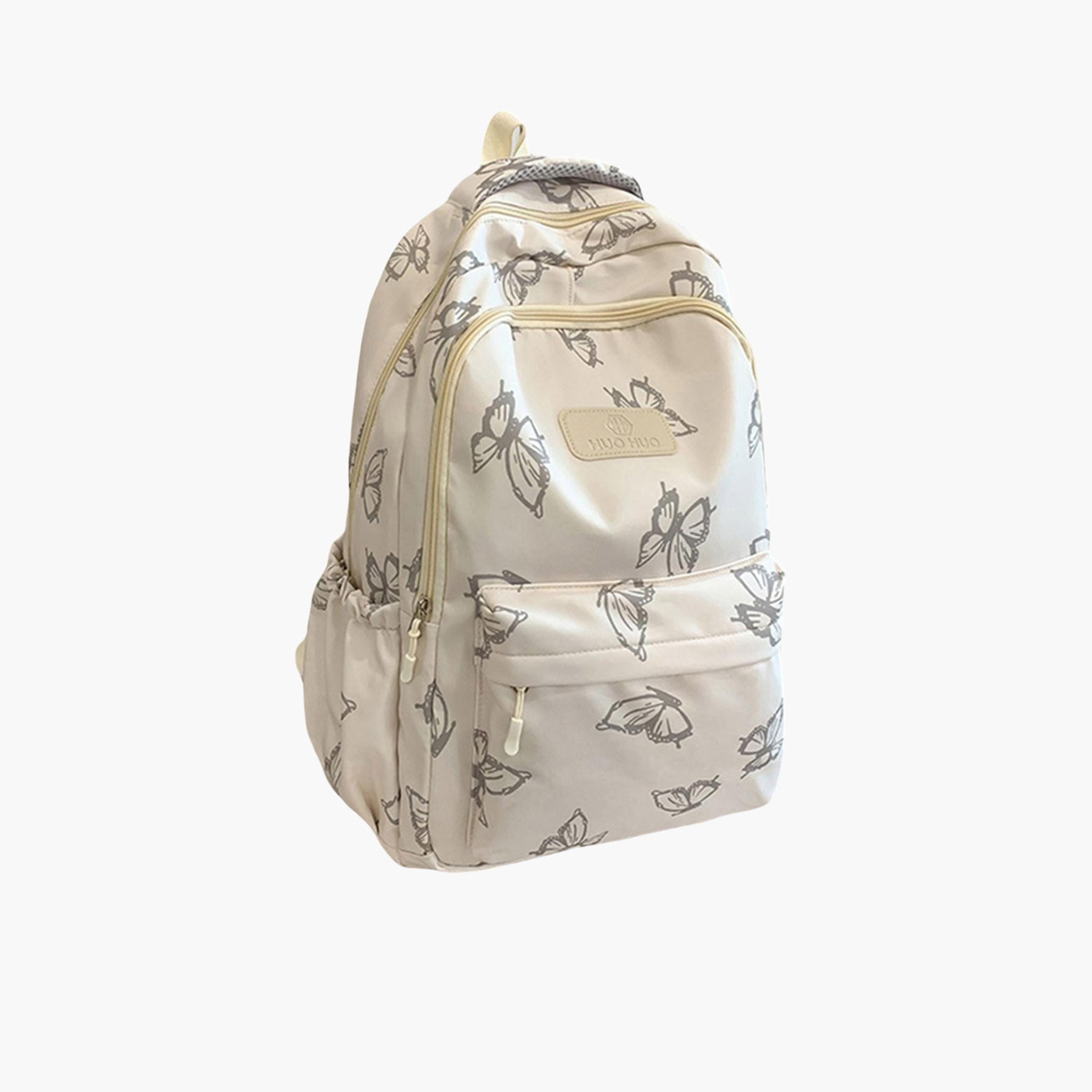 تيك تو - شنطة ظهر بسحاب مطبوع عليها رسوميات-women-bagsandwallets-backpacks-image-1