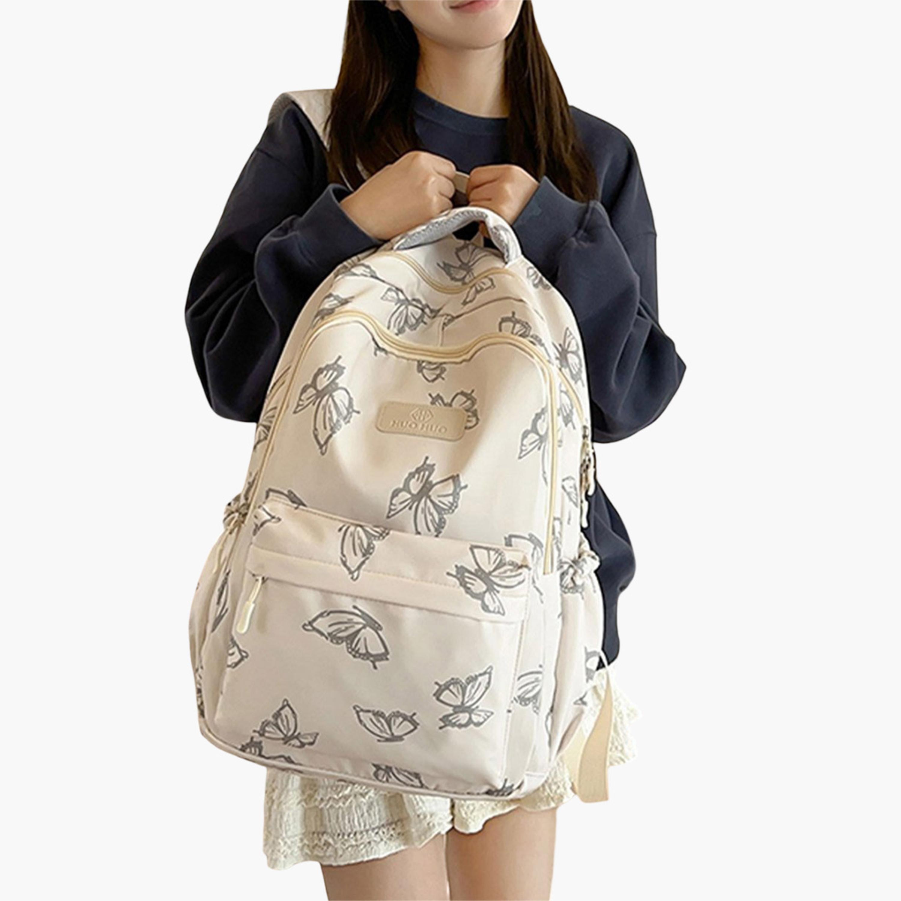 تيك تو - شنطة ظهر بسحاب مطبوع عليها رسوميات-women-bagsandwallets-backpacks-image-2