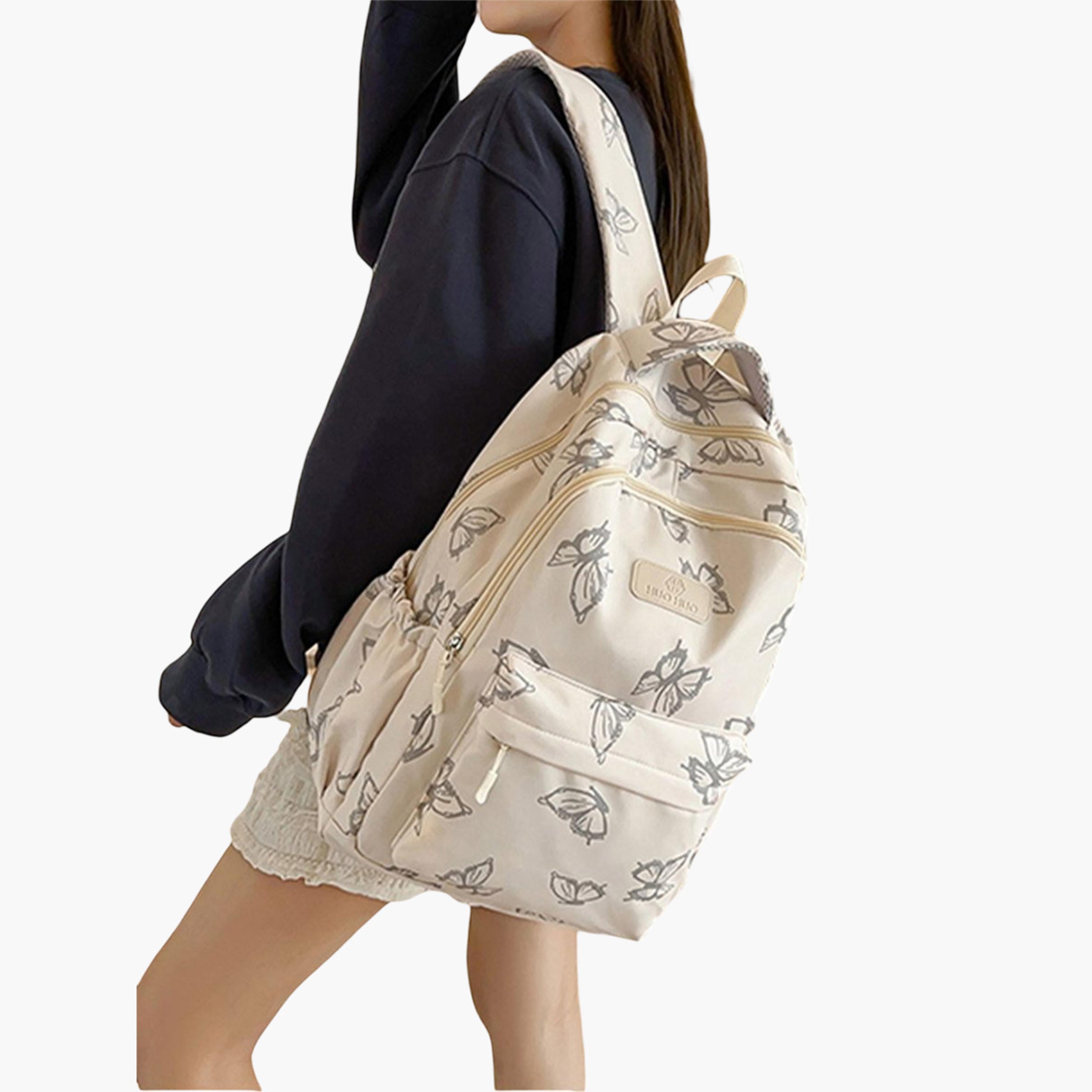 تيك تو - شنطة ظهر بسحاب مطبوع عليها رسوميات-women-bagsandwallets-backpacks-image-6