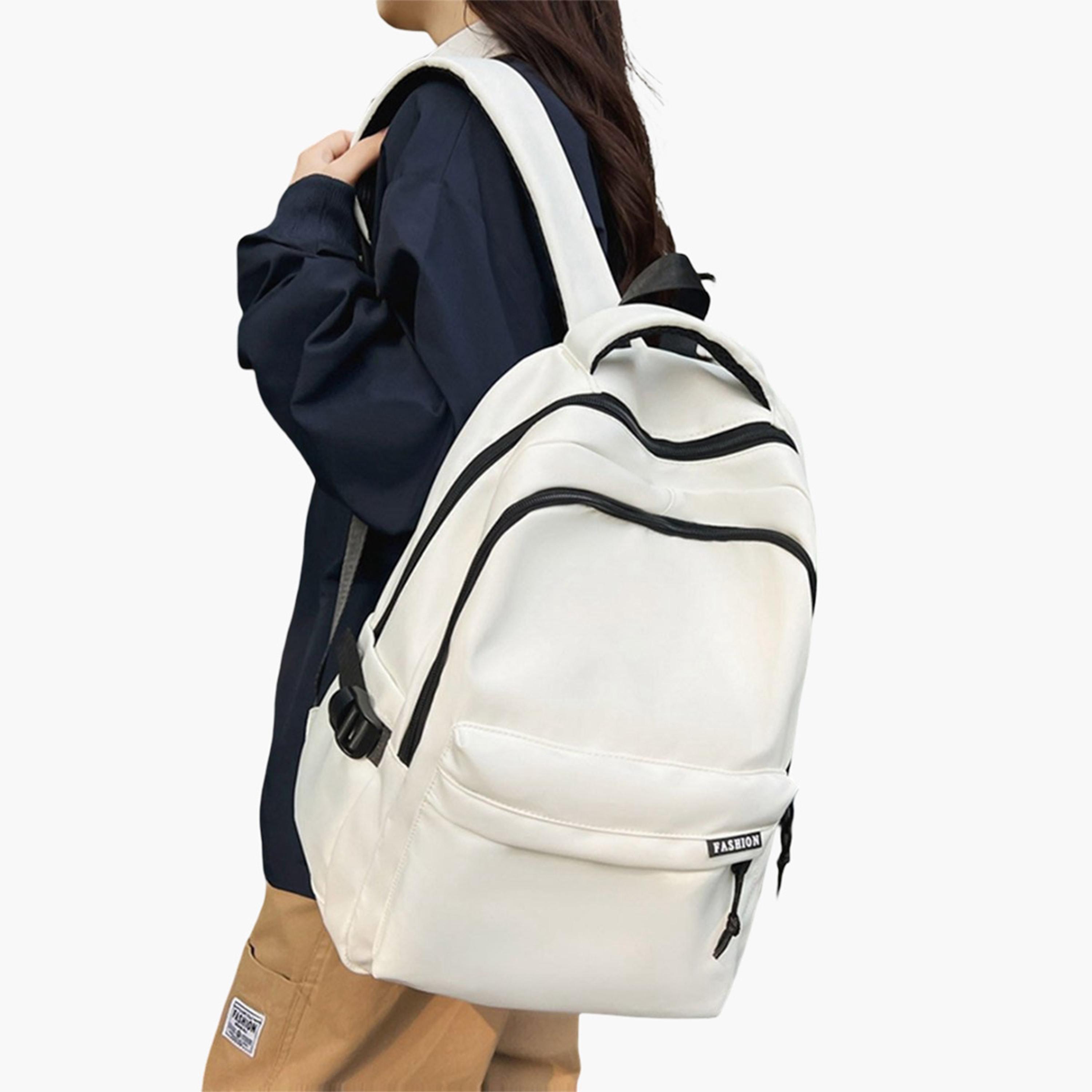 Take Two Solid Zip Closure Backpack-women-bagsandwallets-backpacks-image-3