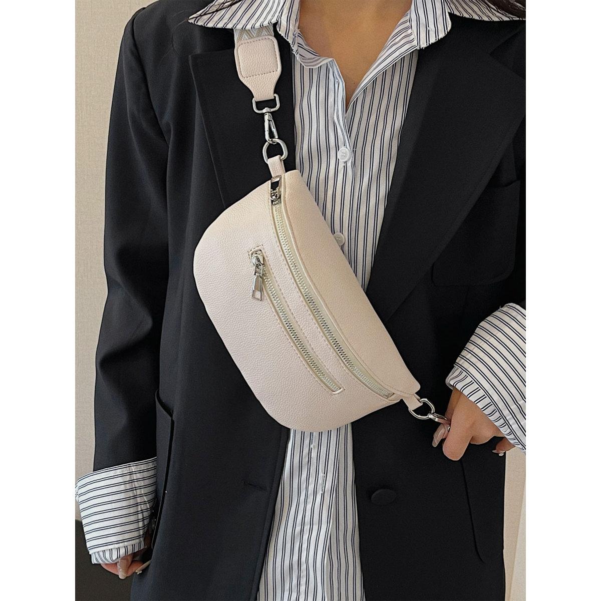 شنطة كروس سادة بسحاب للإغلاق-women-bagsandwallets-handbags-image-1