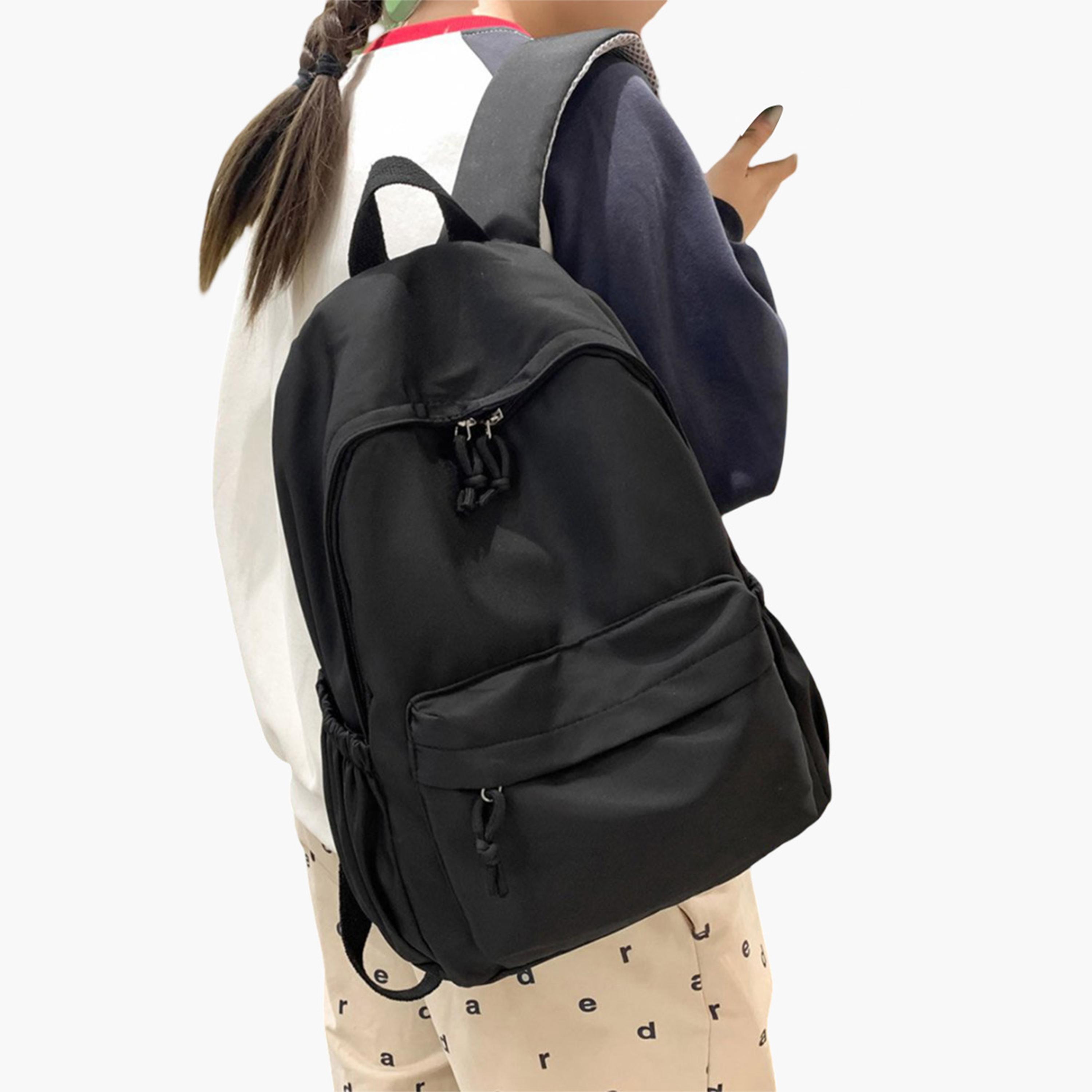 Take Two Solid Zip Closure Backpack-women-bagsandwallets-backpacks-image-3