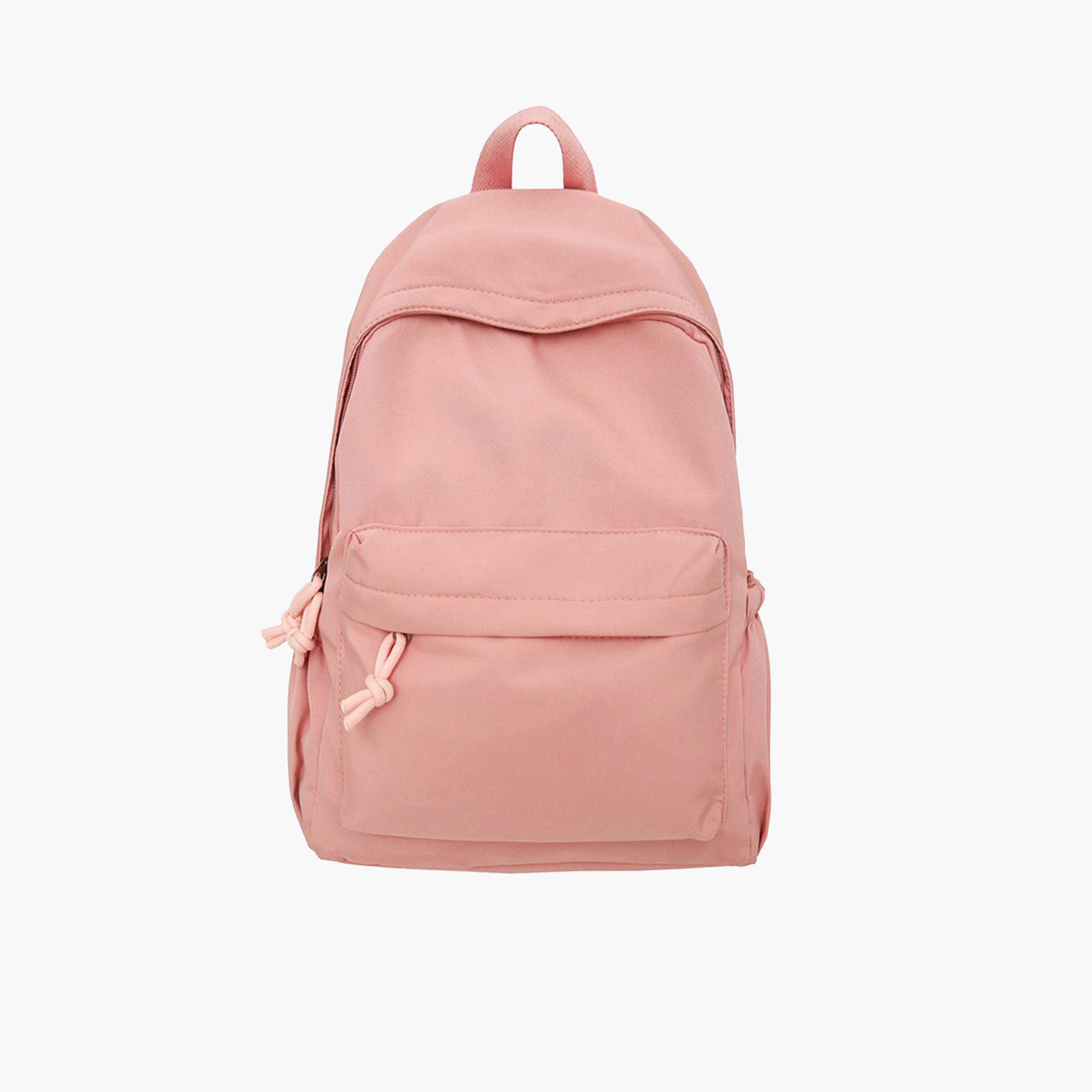 Take Two Solid Zip Closure Backpack-women-bagsandwallets-backpacks-image-1