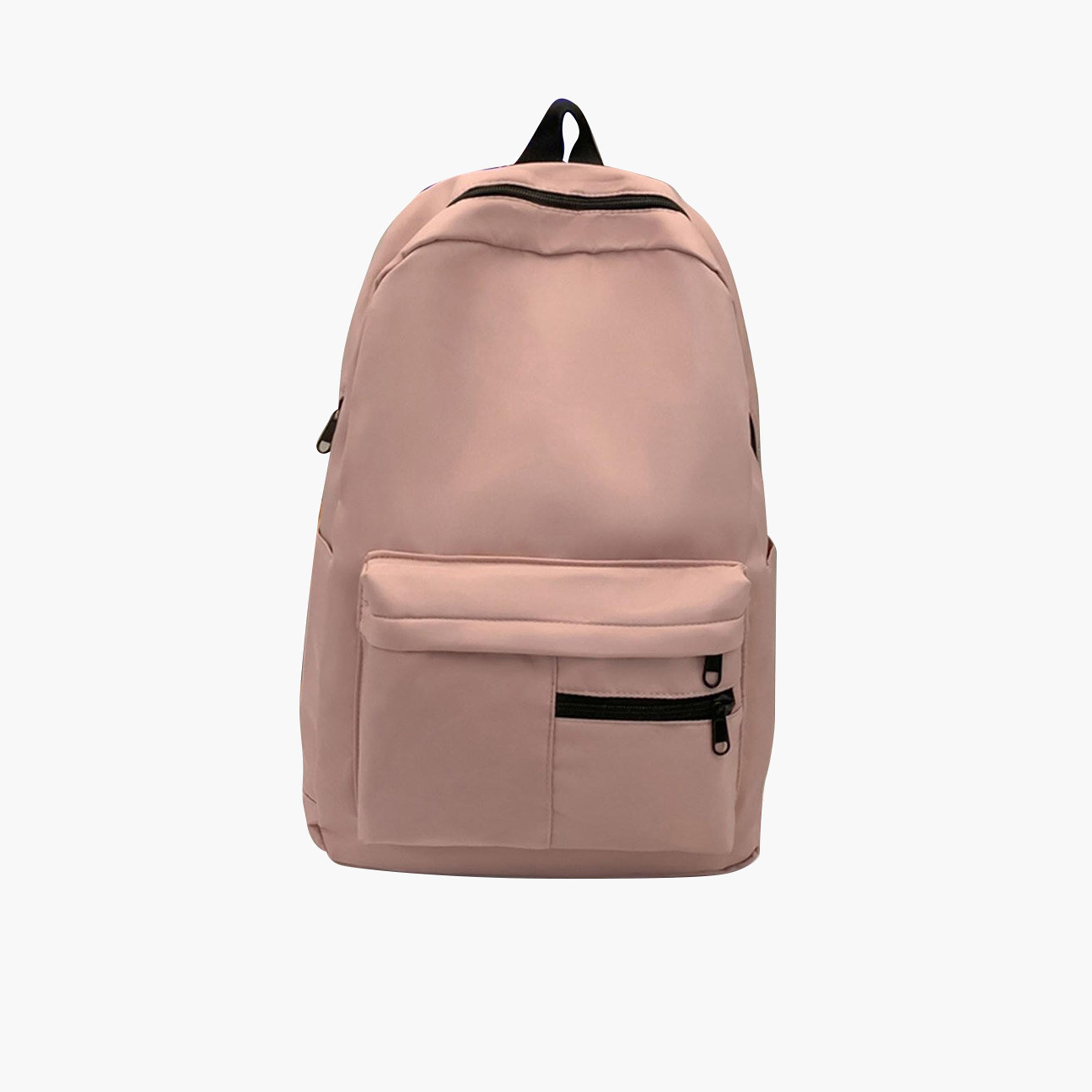 Take Two Solid Zip Closure Backpack-women-bagsandwallets-backpacks-image-1
