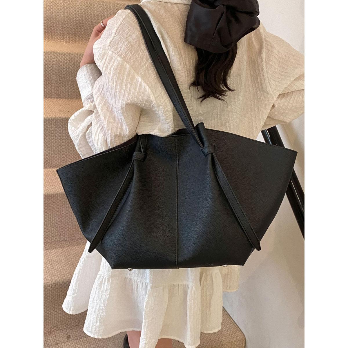 Take Two Solid Double Strap Shoulder Bag With Purse set-women-bagsandwallets-handbags-image-3