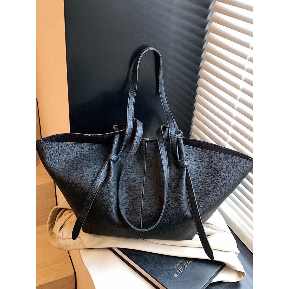 Take Two Solid Double Strap Shoulder Bag With Purse set-women-bagsandwallets-handbags-image-5