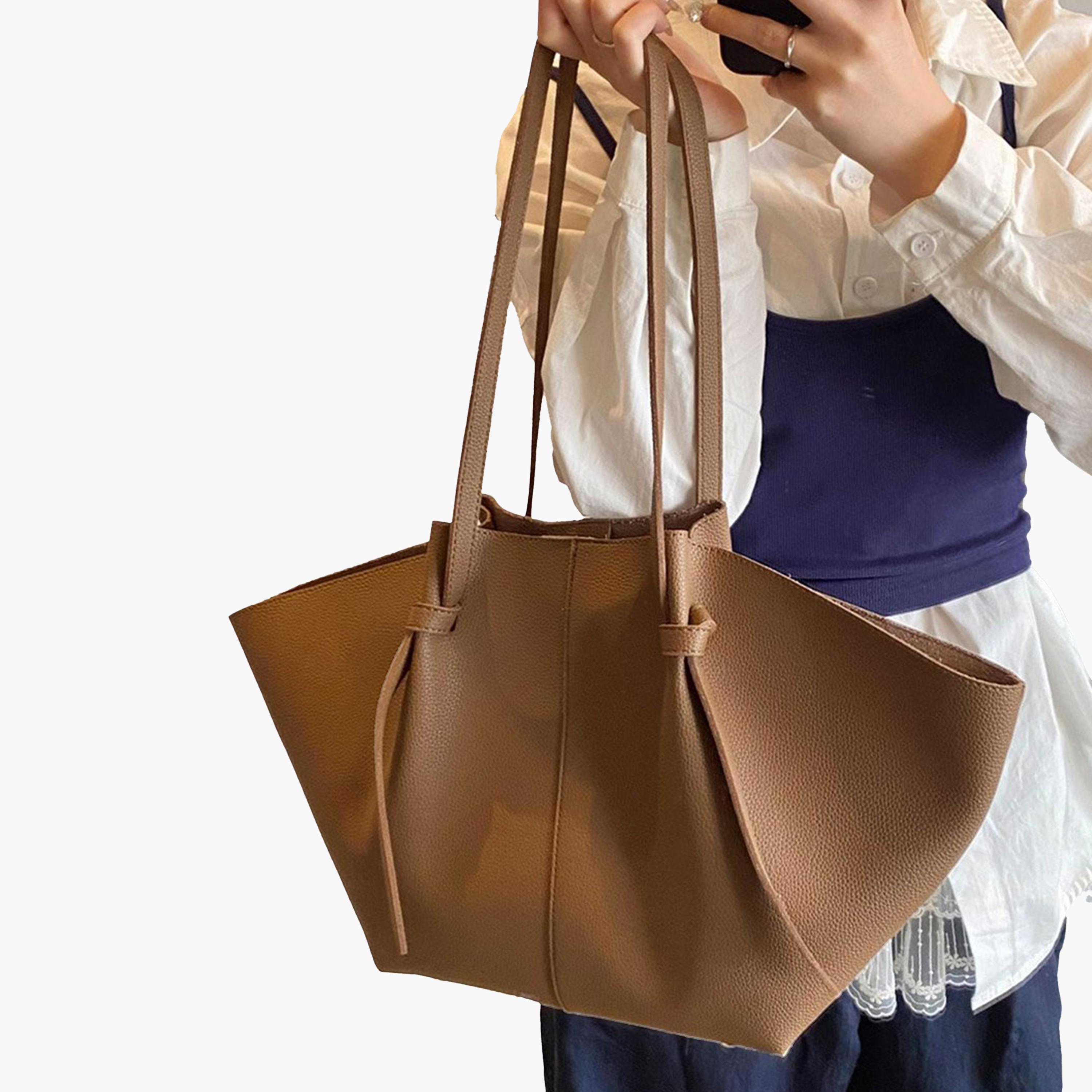 Take Two Solid Double Strap Shoulder Bag with Purse set-women-bagsandwallets-handbags-image-6