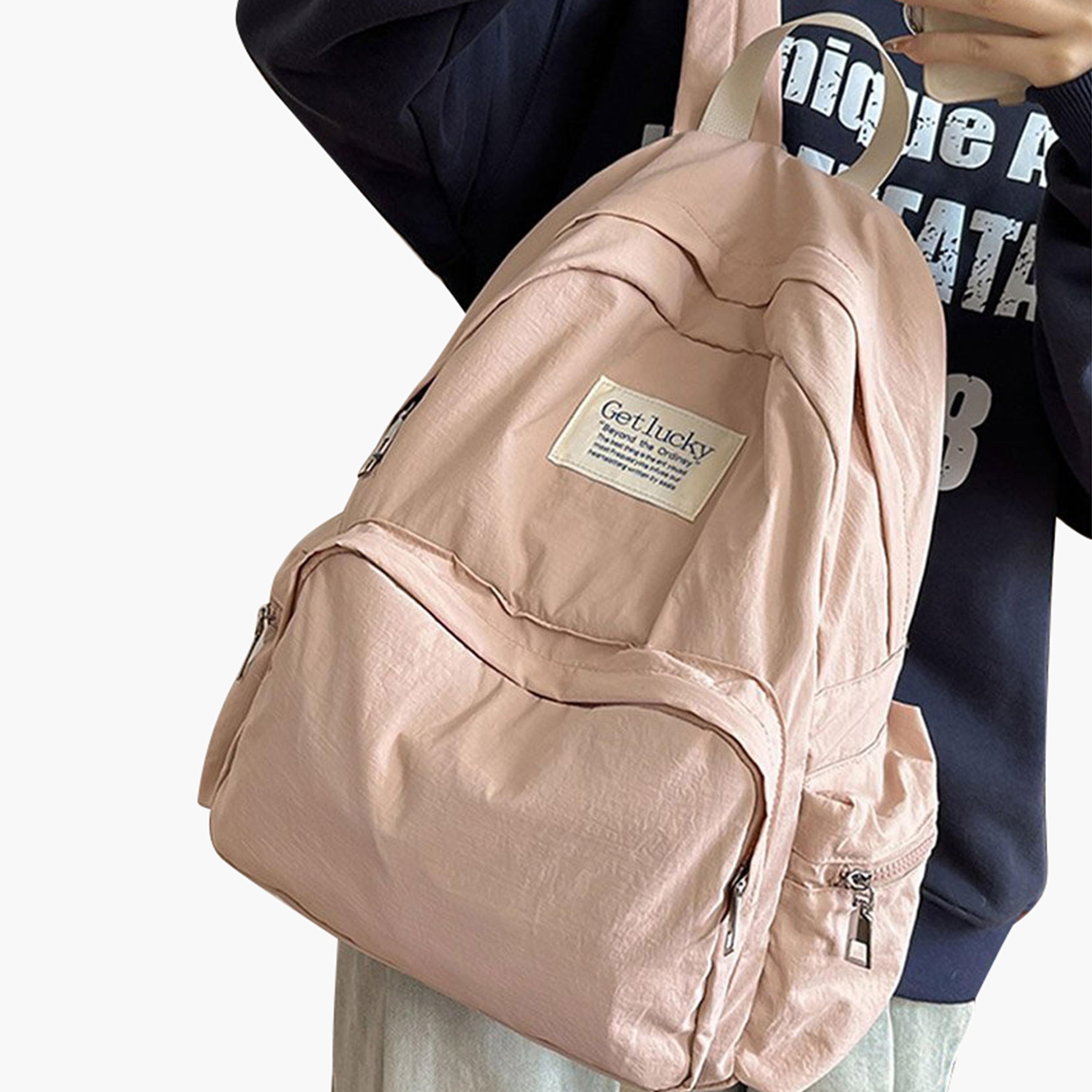 Take Two Solid Zip Closure Backpack-women-bagsandwallets-backpacks-image-5