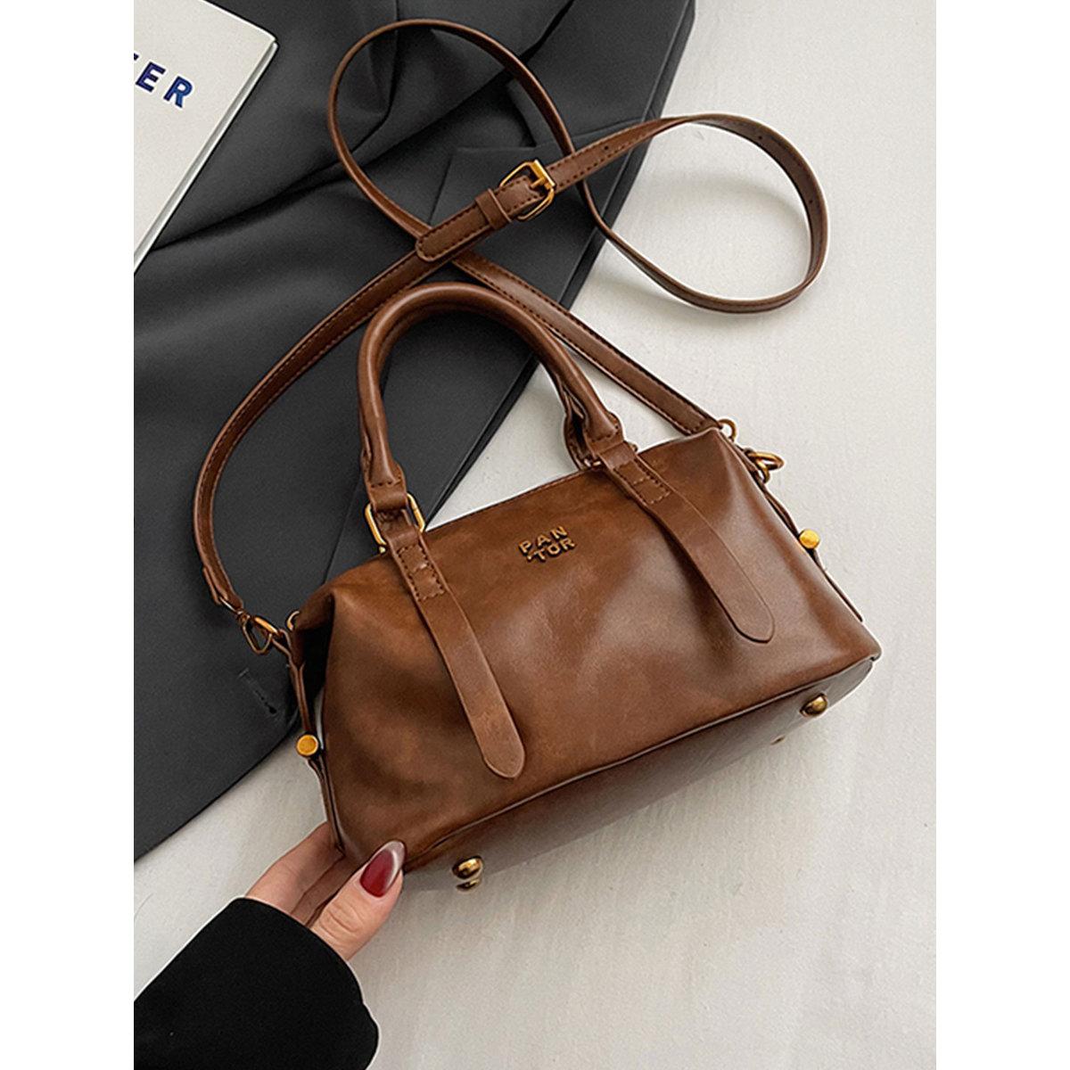 Take Two Solid Double Top Handle Zip Closure Handbag-women-bagsandwallets-handbags-image-2