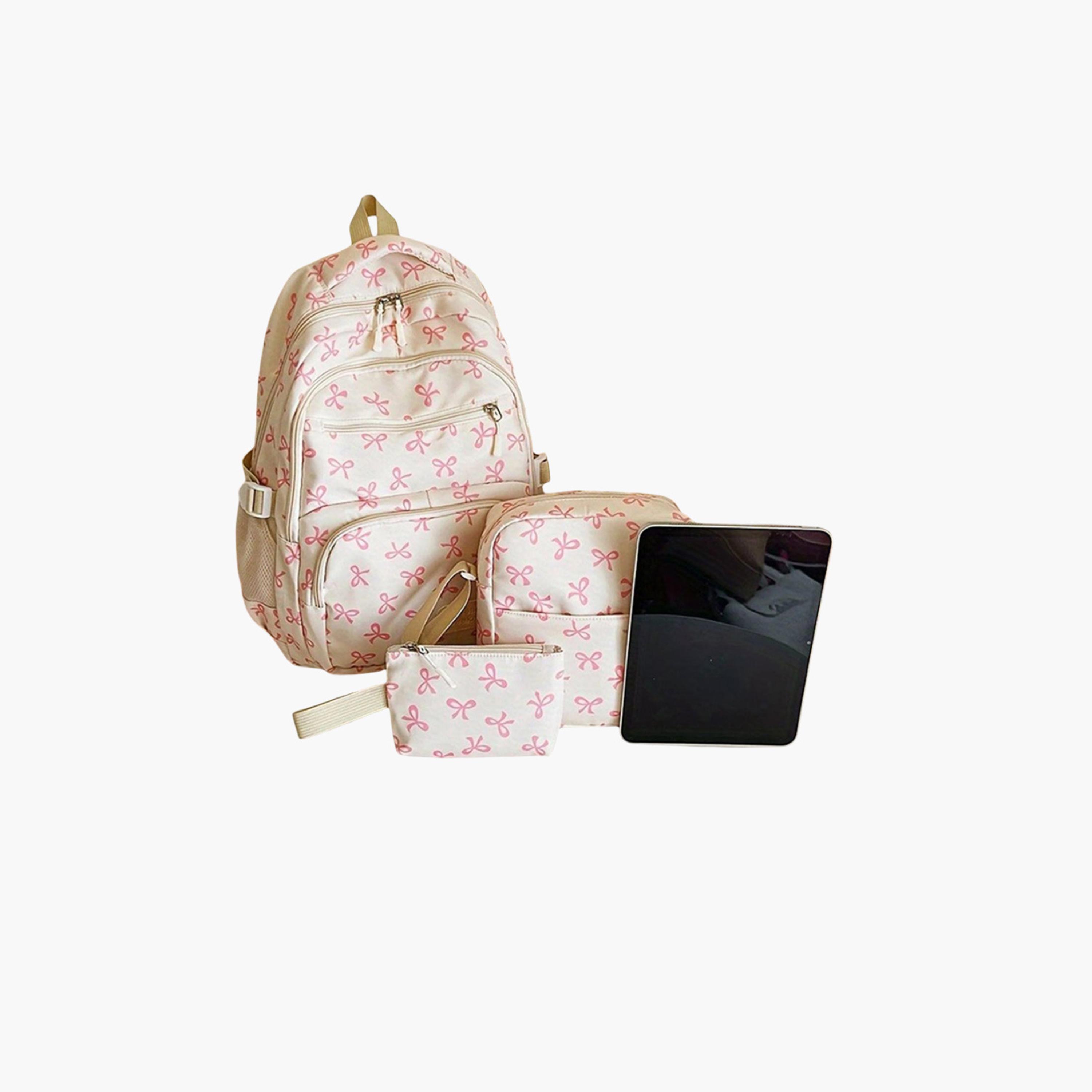 Take Two Graphic Print Backpack with Shoulder Bag and Purse Set-women-bagsandwallets-backpacks-image-3
