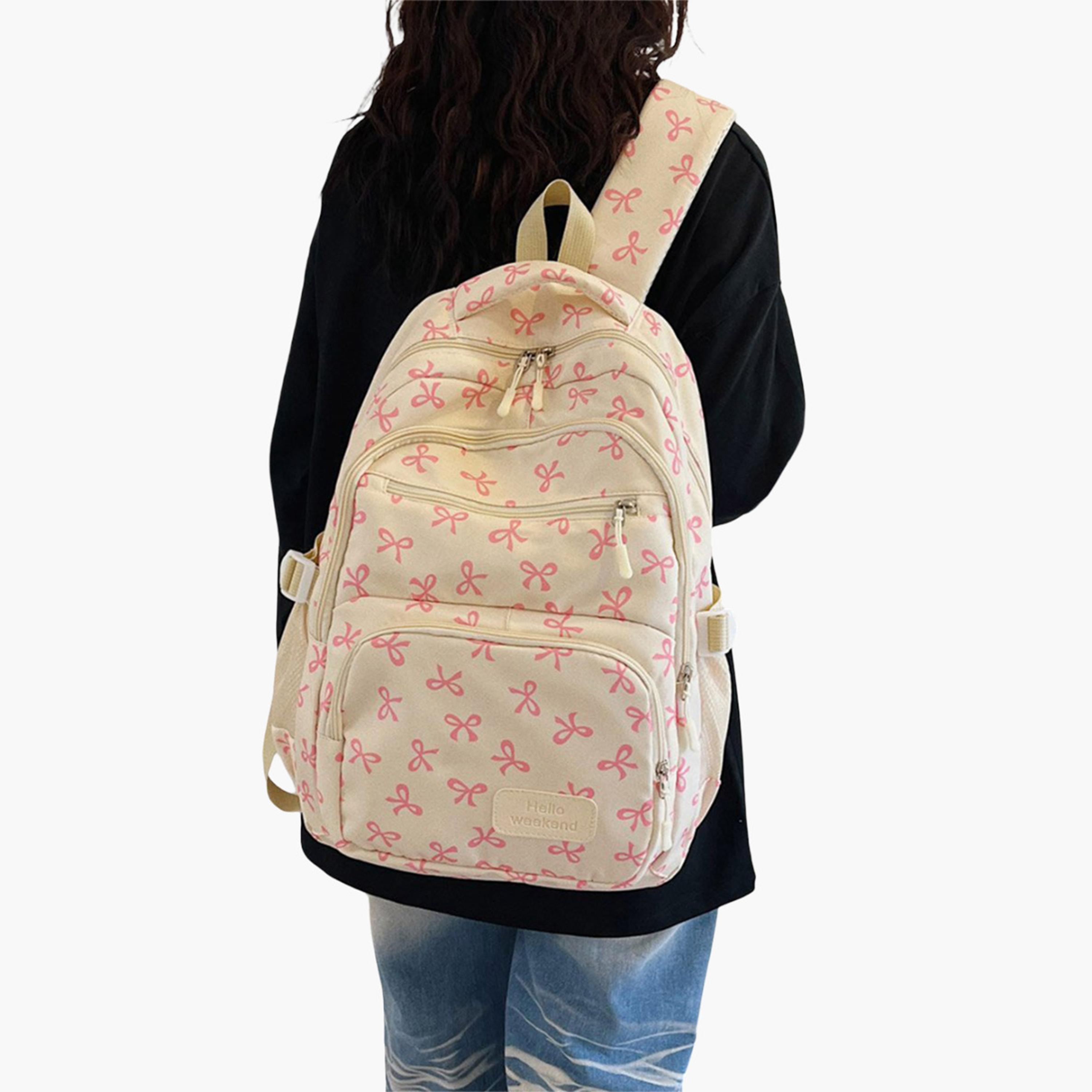Take Two Graphic Print Backpack with Shoulder Bag and Purse Set-women-bagsandwallets-backpacks-image-4