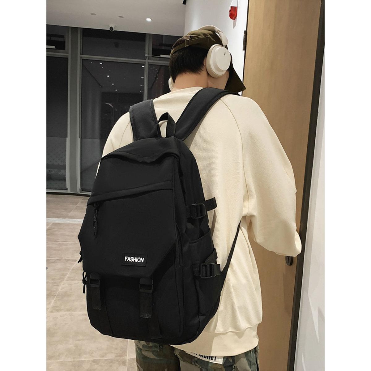 شنطة ظهر سادة بسحاب للإغلاق-men-bags-image-5