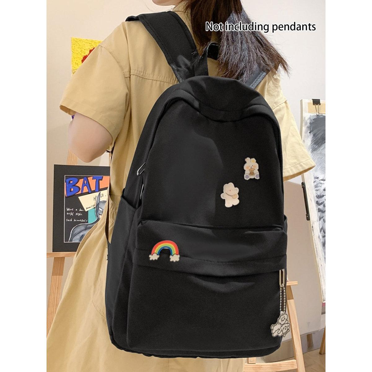 Take Two Solid Zip Closure Backpack-men-bags-image-2