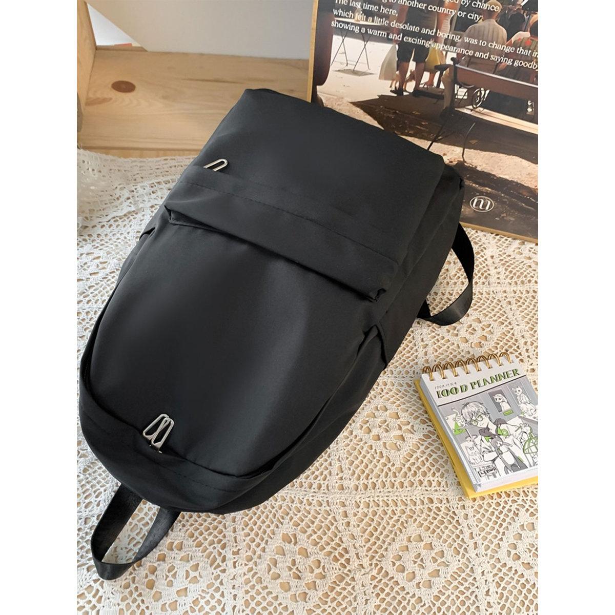 Take Two Solid Zip Closure Backpack-men-bags-image-6