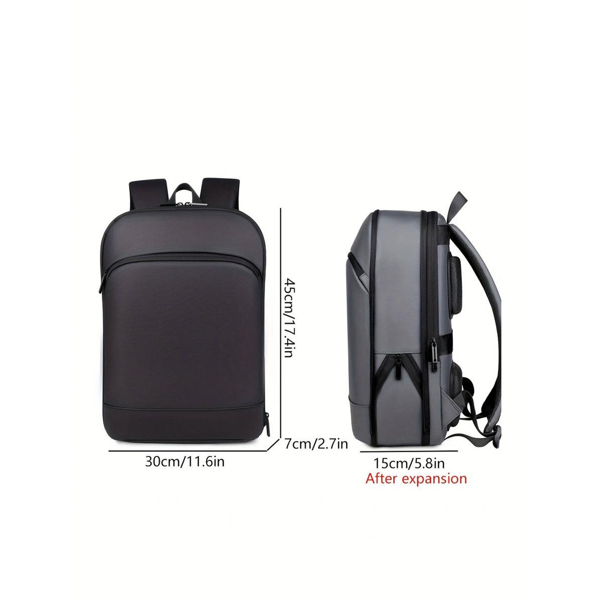 Take Two Solid Zip Closure Backpack-men-bags-image-2