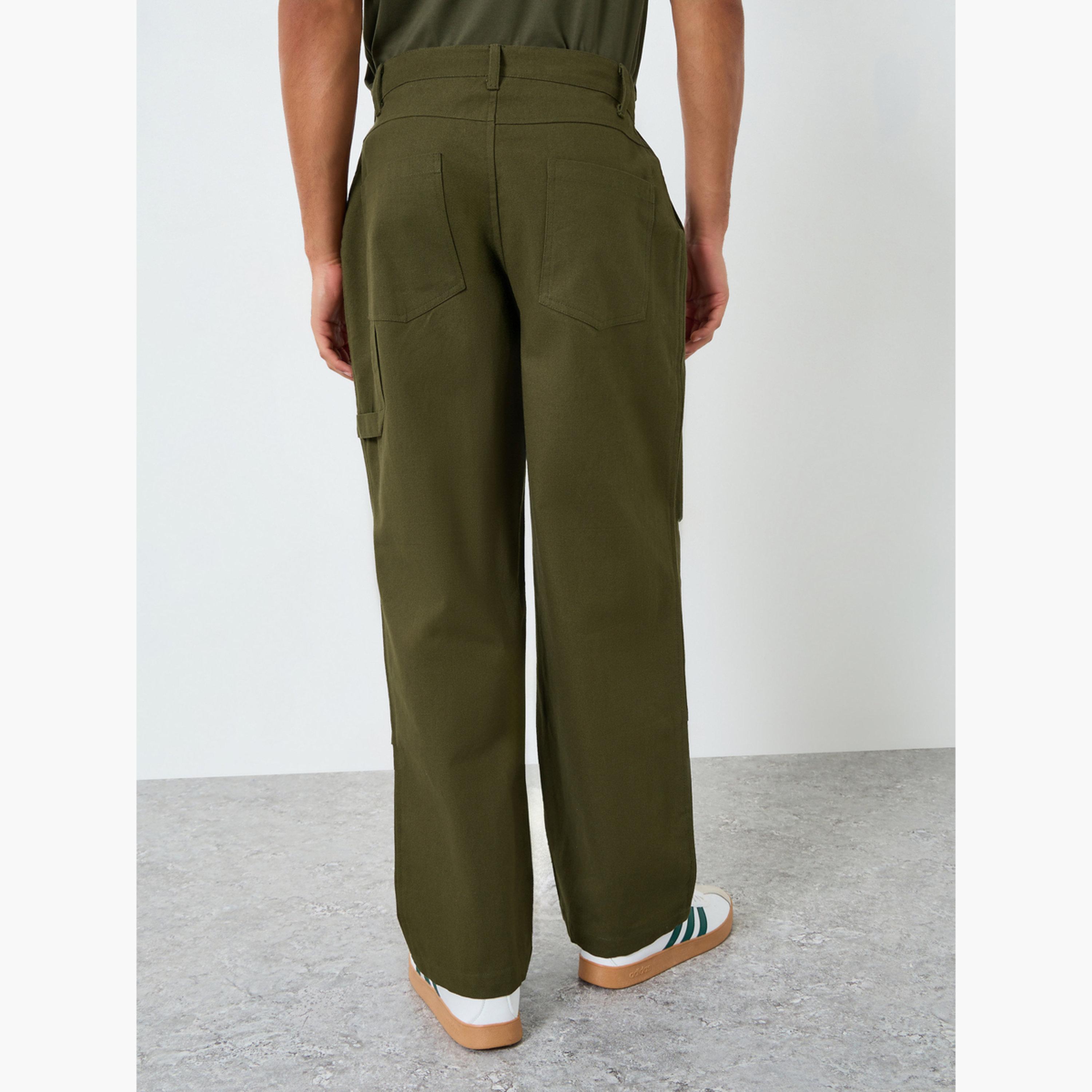 بنطال كاربنتر قصة واسعة-men-clothing-bottoms-trousersandchinos-trousers-image-4