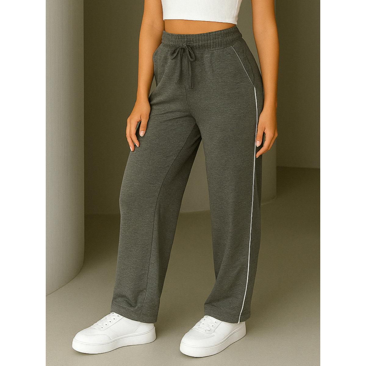 PAUSE Women Grey Relaxed Fit Joggers-women-clothing-bottoms-joggers-image-1