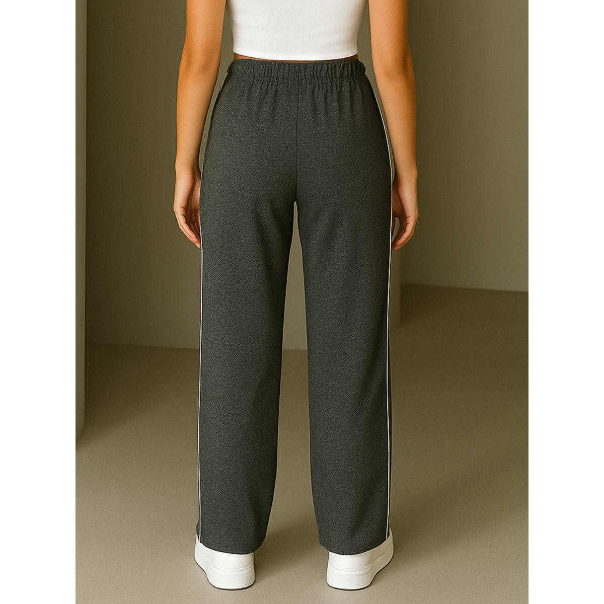 PAUSE Women Grey Relaxed Fit Joggers-women-clothing-bottoms-joggers-image-2