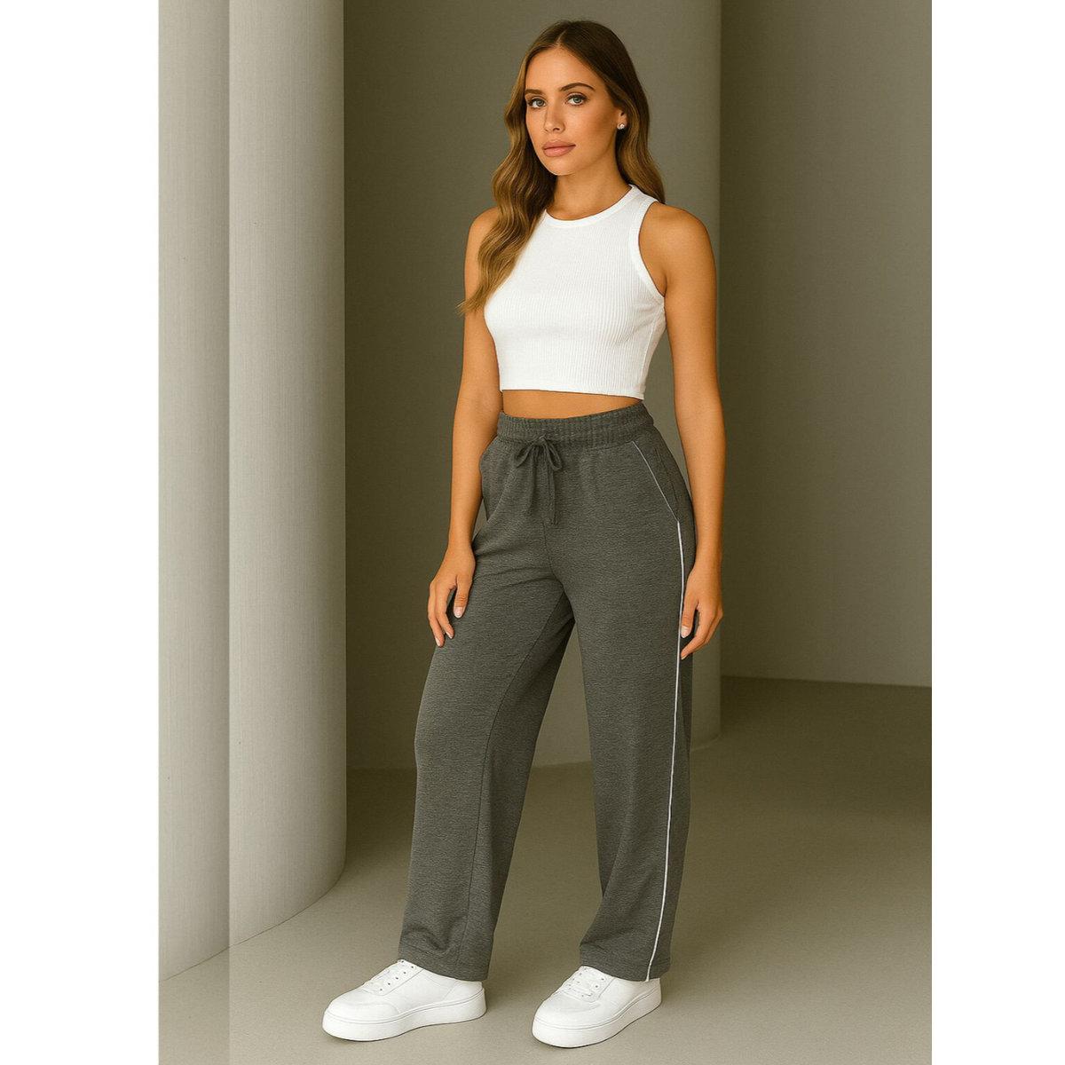 PAUSE Women Grey Relaxed Fit Joggers-women-clothing-bottoms-joggers-image-4