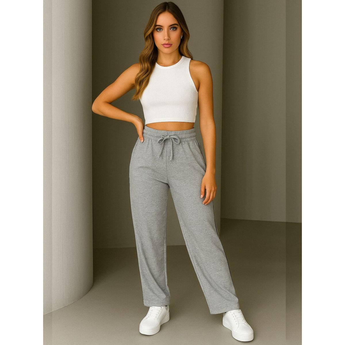 PAUSE Women Grey Relaxed Fit Joggers-women-clothing-bottoms-joggers-image-4
