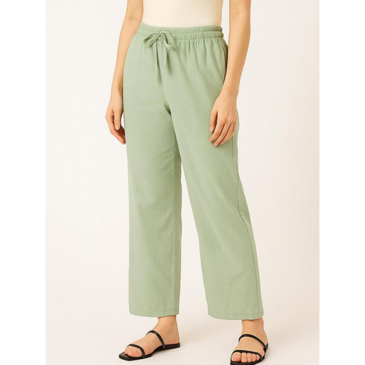PAUSE Women Green Relaxed Fit Joggers-women-clothing-bottoms-joggers-image-1