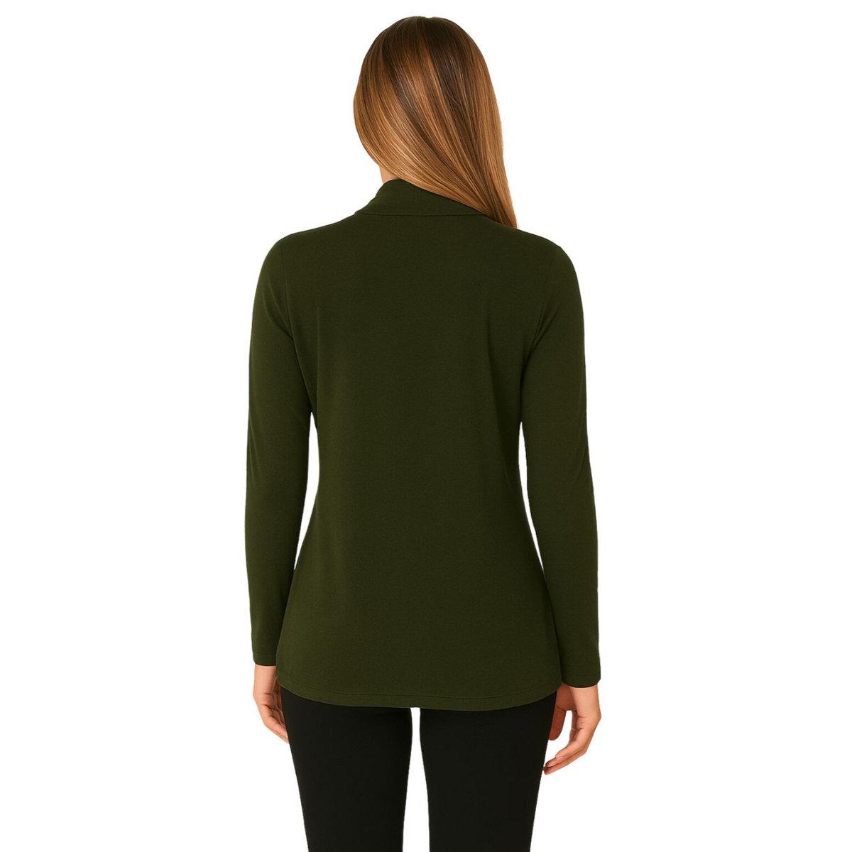 PAUSE Olive Solid Open Front Shrug-women-clothing-shirtsandblouses-shirts-image-2