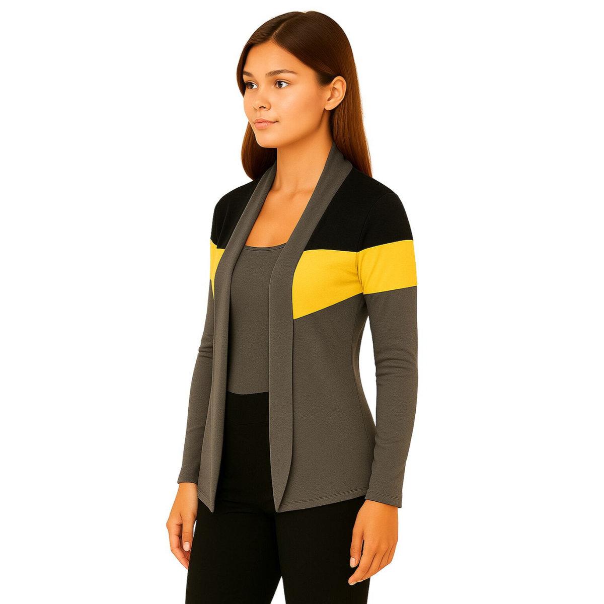 PAUSE Color Block Open Front Shrug-women-clothing-shirtsandblouses-shirts-image-3