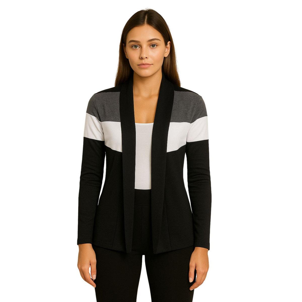 جاكيت مفتوح بنمط كُتل الألوان-women-clothing-shirtsandblouses-shirts-image-4