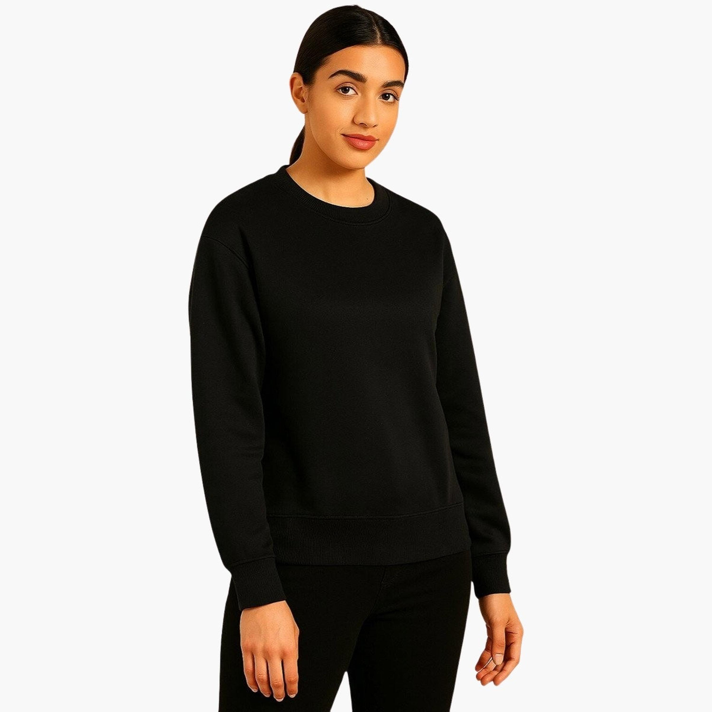 بوز - سويت شيرت سادة للنساء قصة عادية-women-winterwear-hoodiesandsweatshirts-sweatshirts-image-1