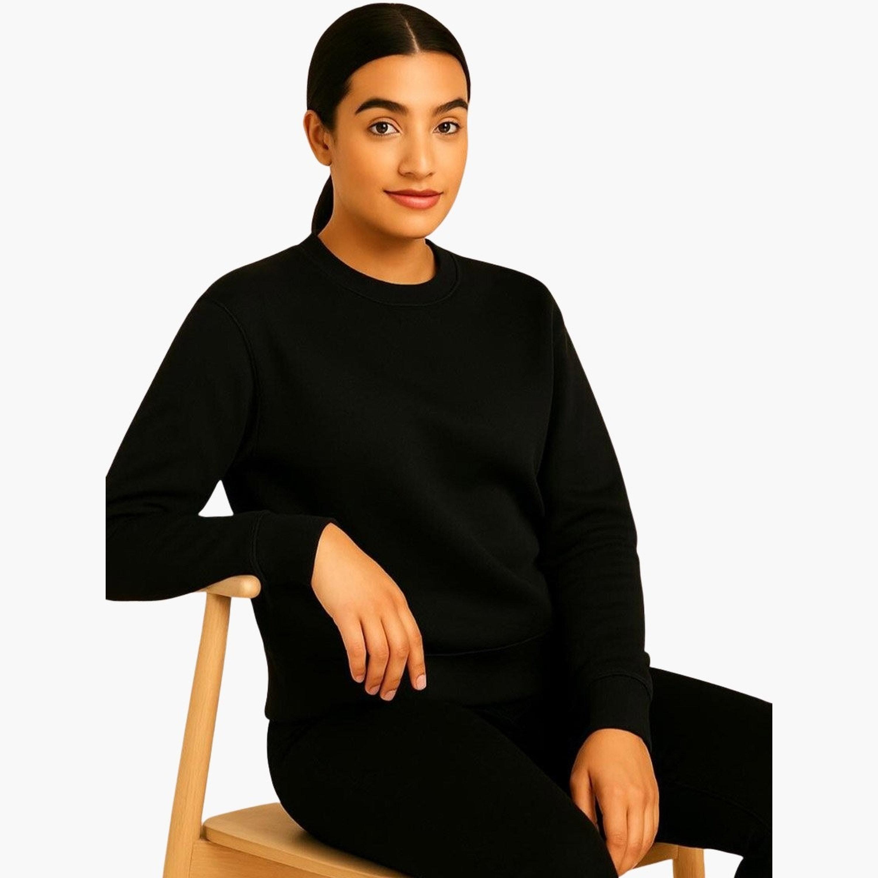بوز - سويت شيرت سادة للنساء قصة عادية-women-winterwear-hoodiesandsweatshirts-sweatshirts-image-4