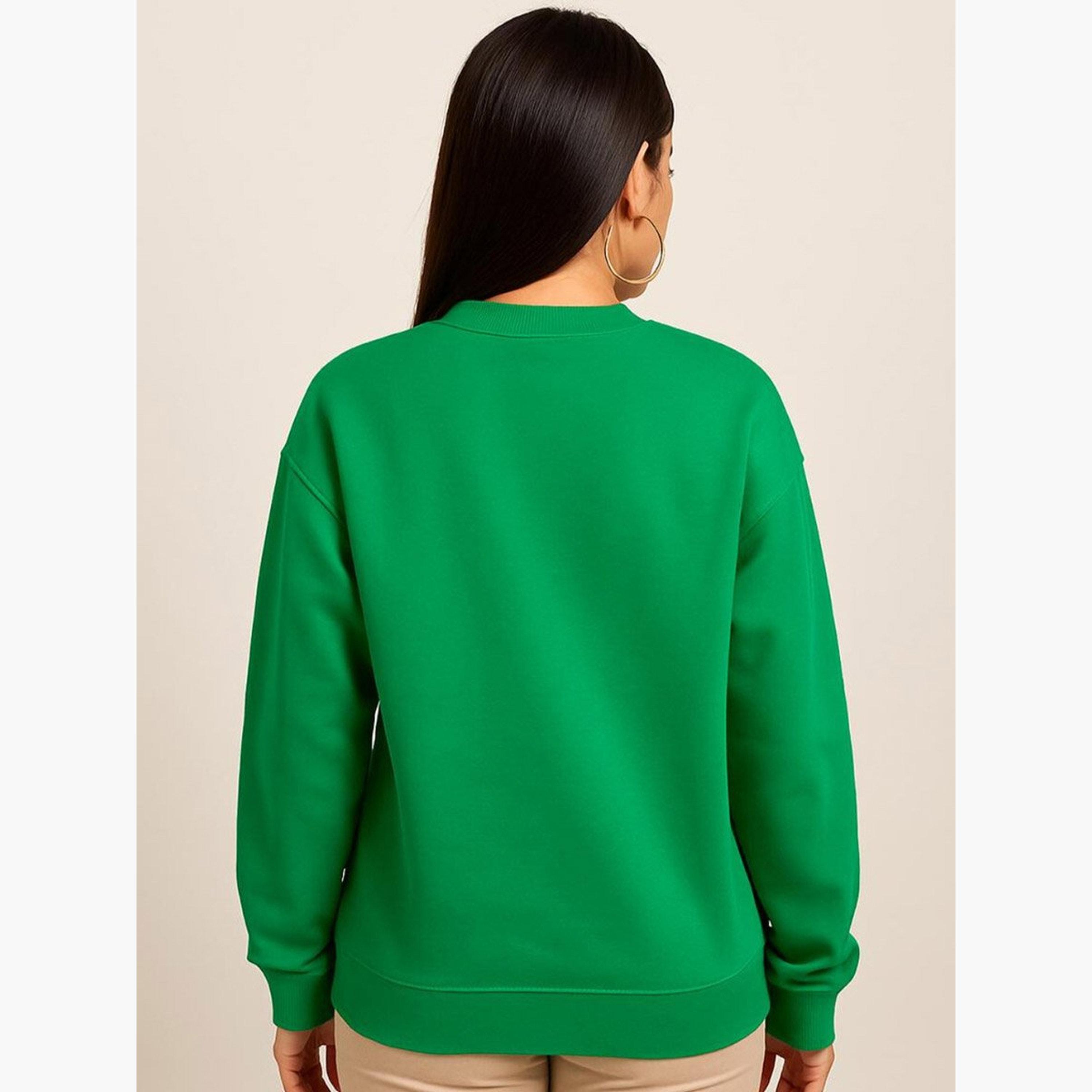 بوز - سويت شيرت للنساء قصة عادية بتفاصيل بارزة-women-winterwear-hoodiesandsweatshirts-sweatshirts-image-2