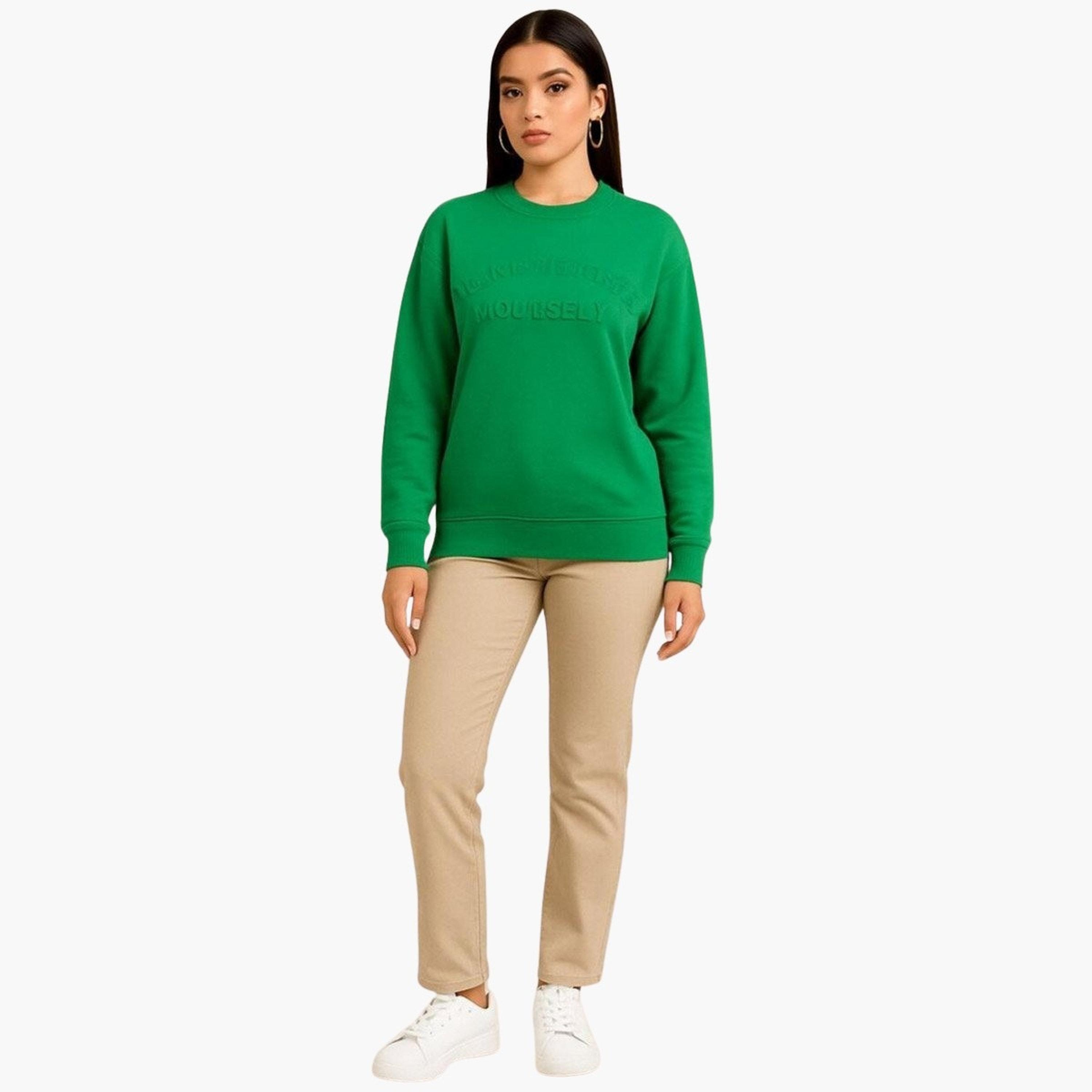 بوز - سويت شيرت للنساء قصة عادية بتفاصيل بارزة-women-winterwear-hoodiesandsweatshirts-sweatshirts-image-4