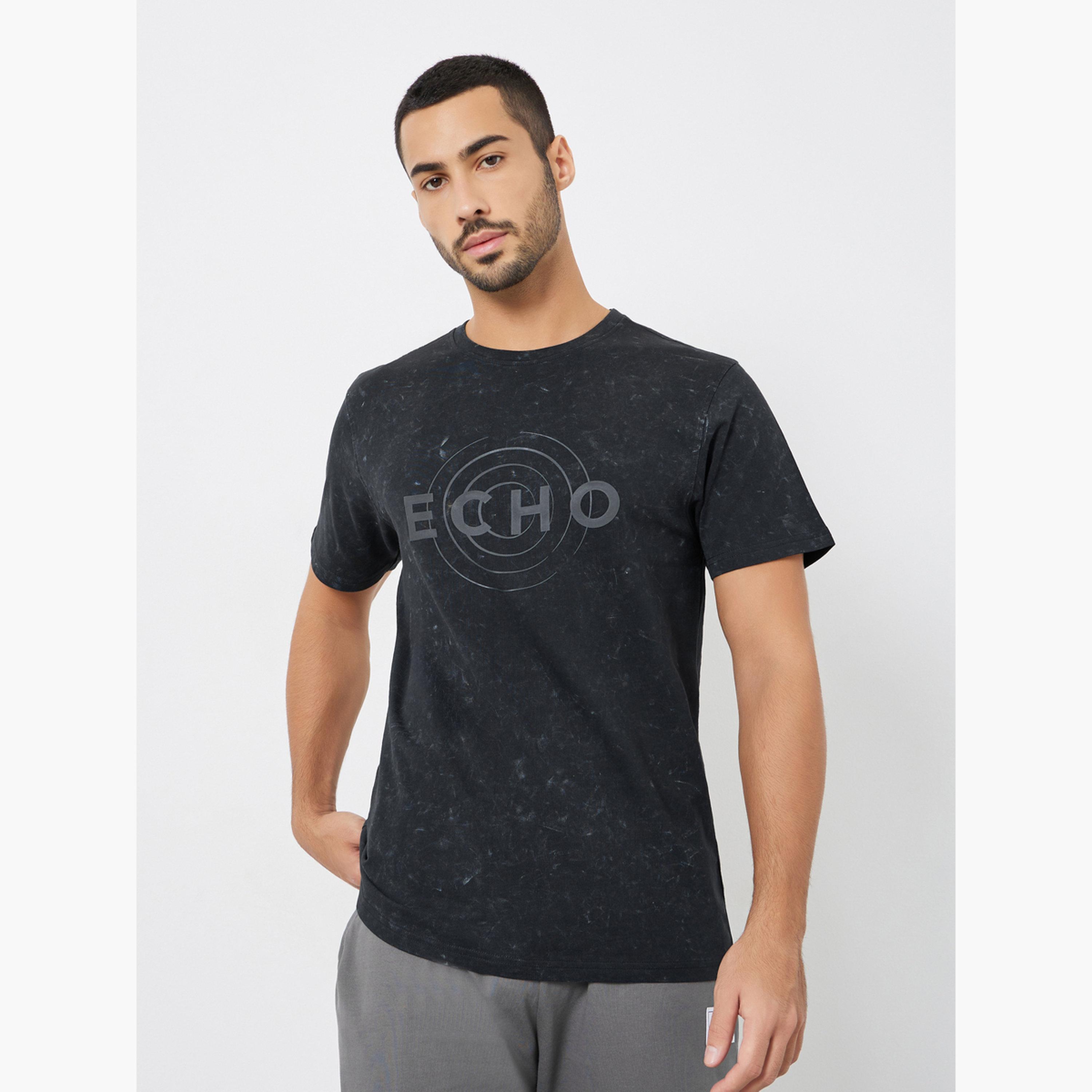 ستايلي - تي شيرت رجالي أسود برسومات غرافيكية ورقبة دائرية-men-clothing-tshirtsandpolos-tshirts-image-1