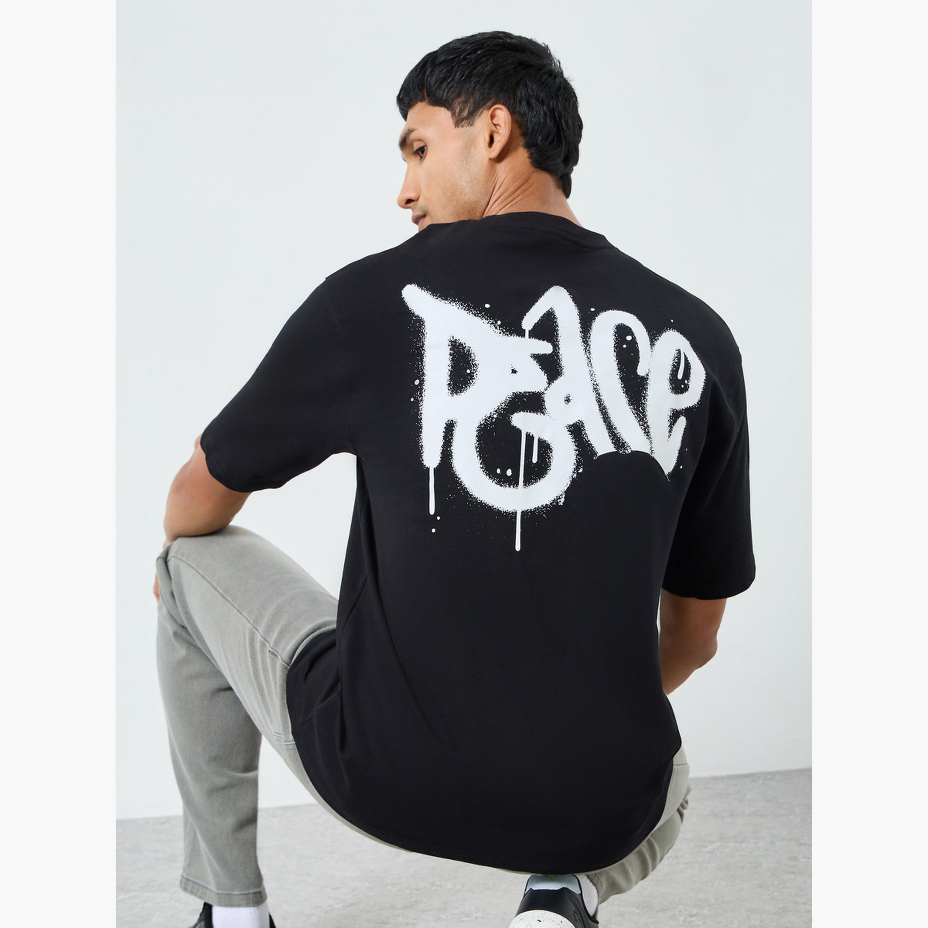 تيشيرت واسع بطبعة جرافيك-men-clothing-tshirtsandpolos-tshirts-image-3