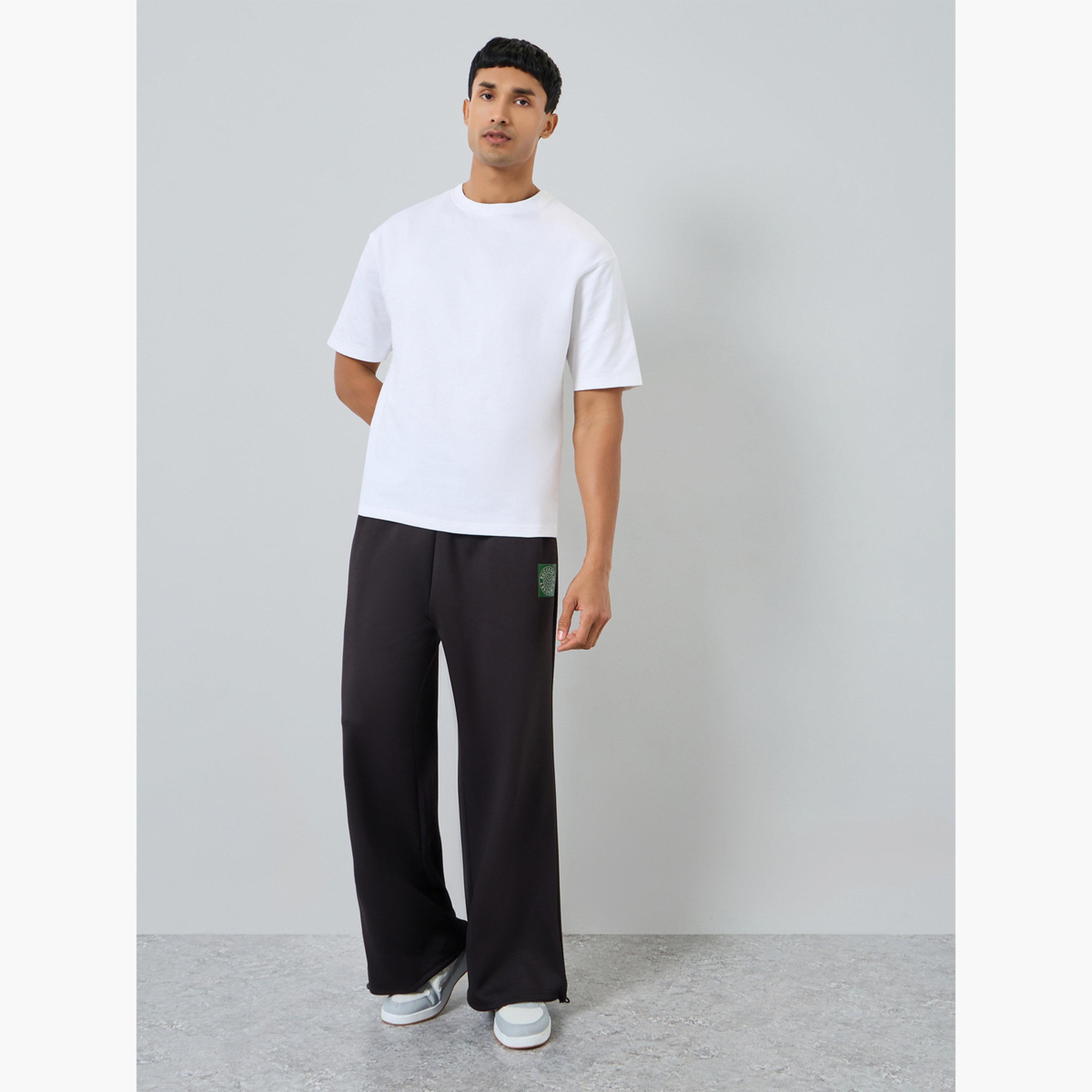 Styli Men White Oversized Graphic Print T-Shirt-men-clothing-tshirtsandpolos-tshirts-image-2