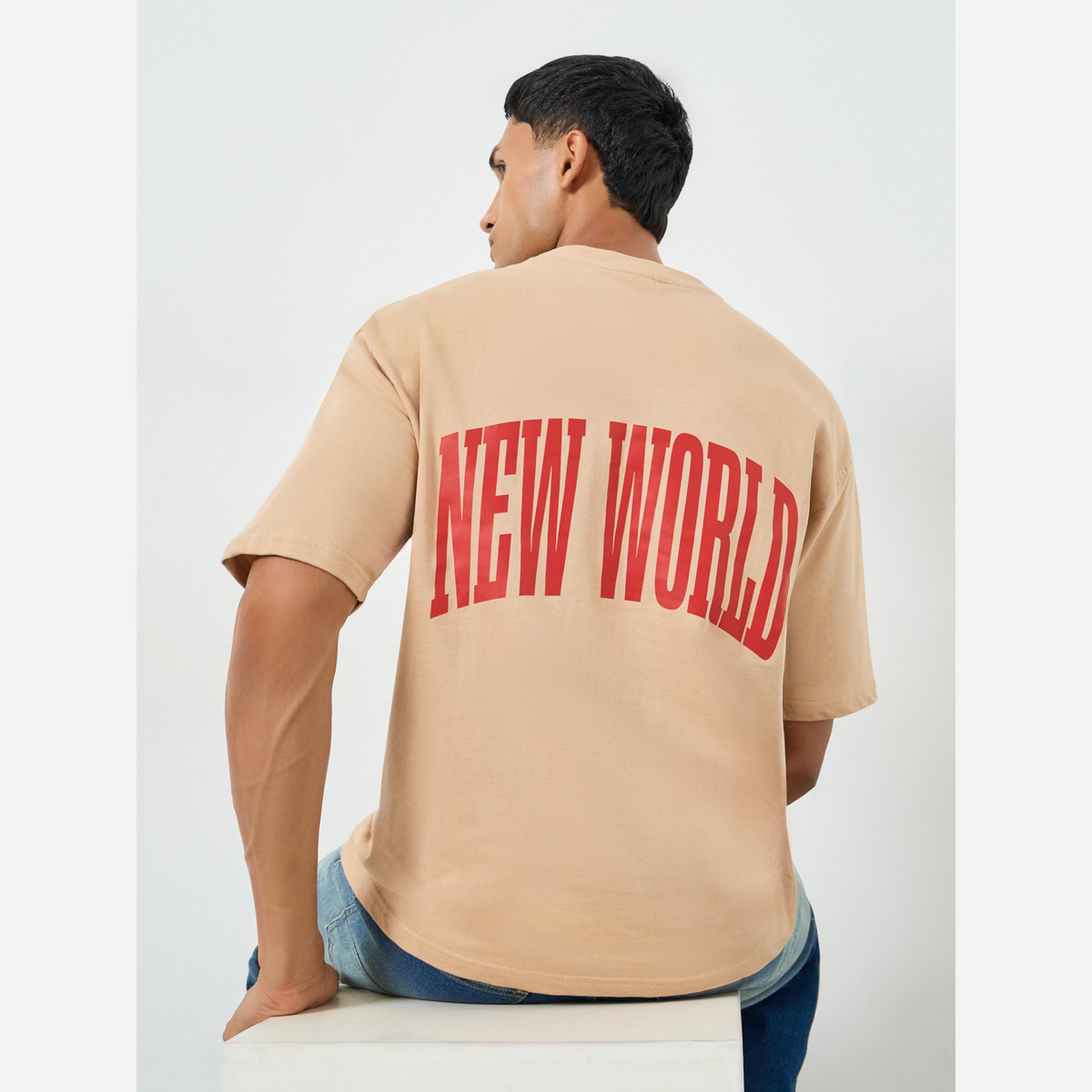 Styli Men Oversized Back Print Terry T-Shirt-men-clothing-tshirtsandpolos-tshirts-image-3