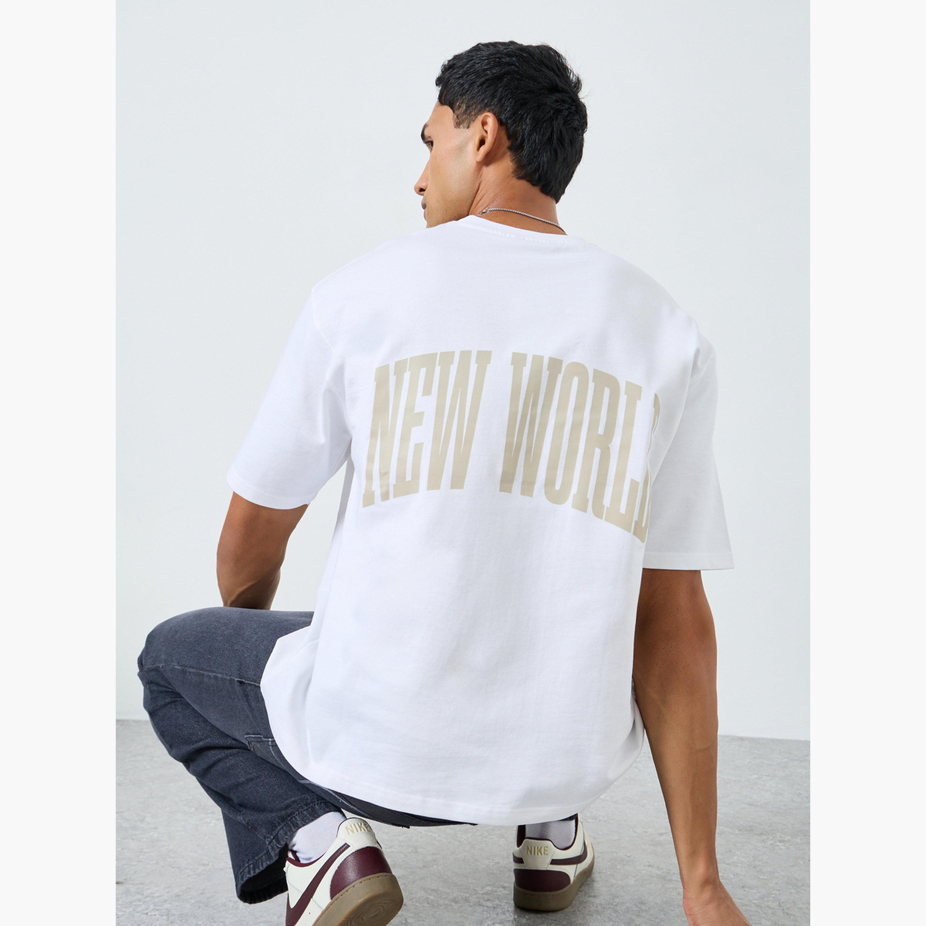 Styli Men Oversized Back Print Terry T-Shirt-men-clothing-tshirtsandpolos-tshirts-image-3