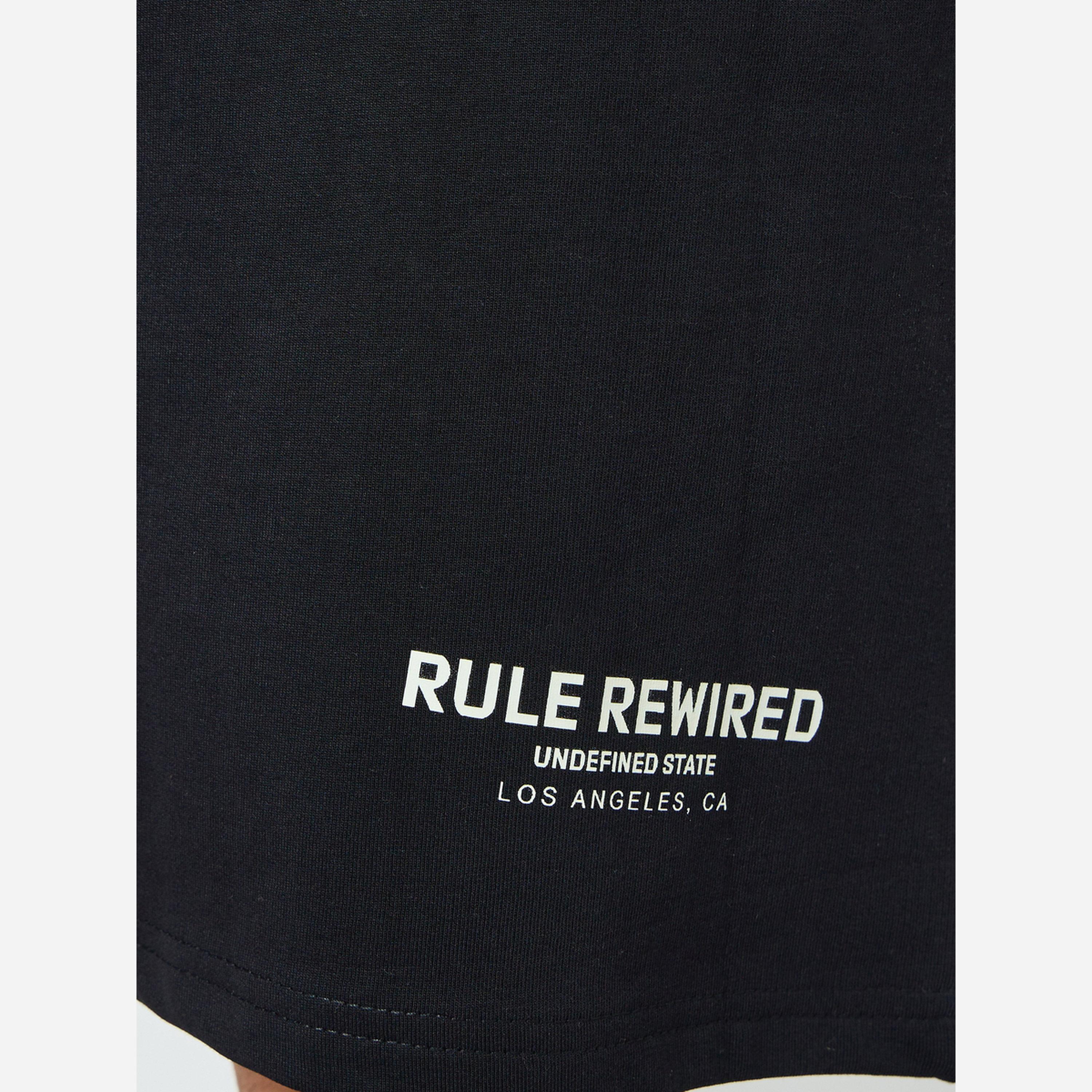 Styli Men Black Terry Pocket Shorts-men-clothing-bottoms-shorts-image-5