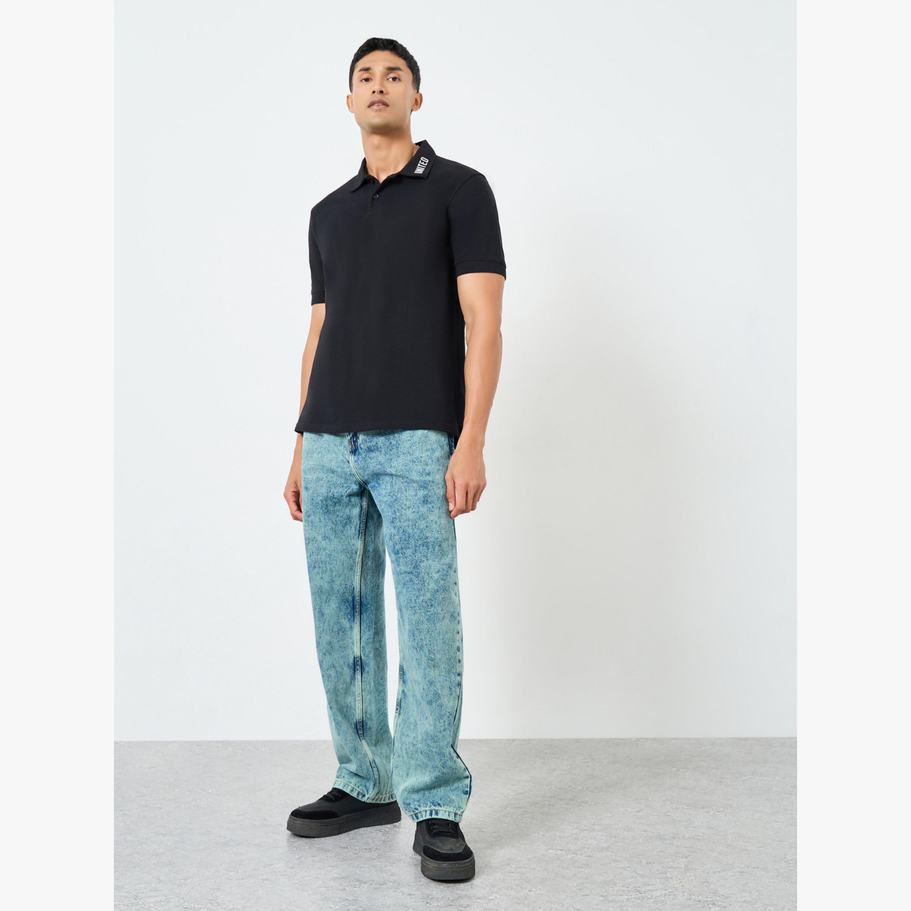 Styli Men Relaxed Fit Pique Printed Polo-men-clothing-tshirtsandpolos-polos-image-2