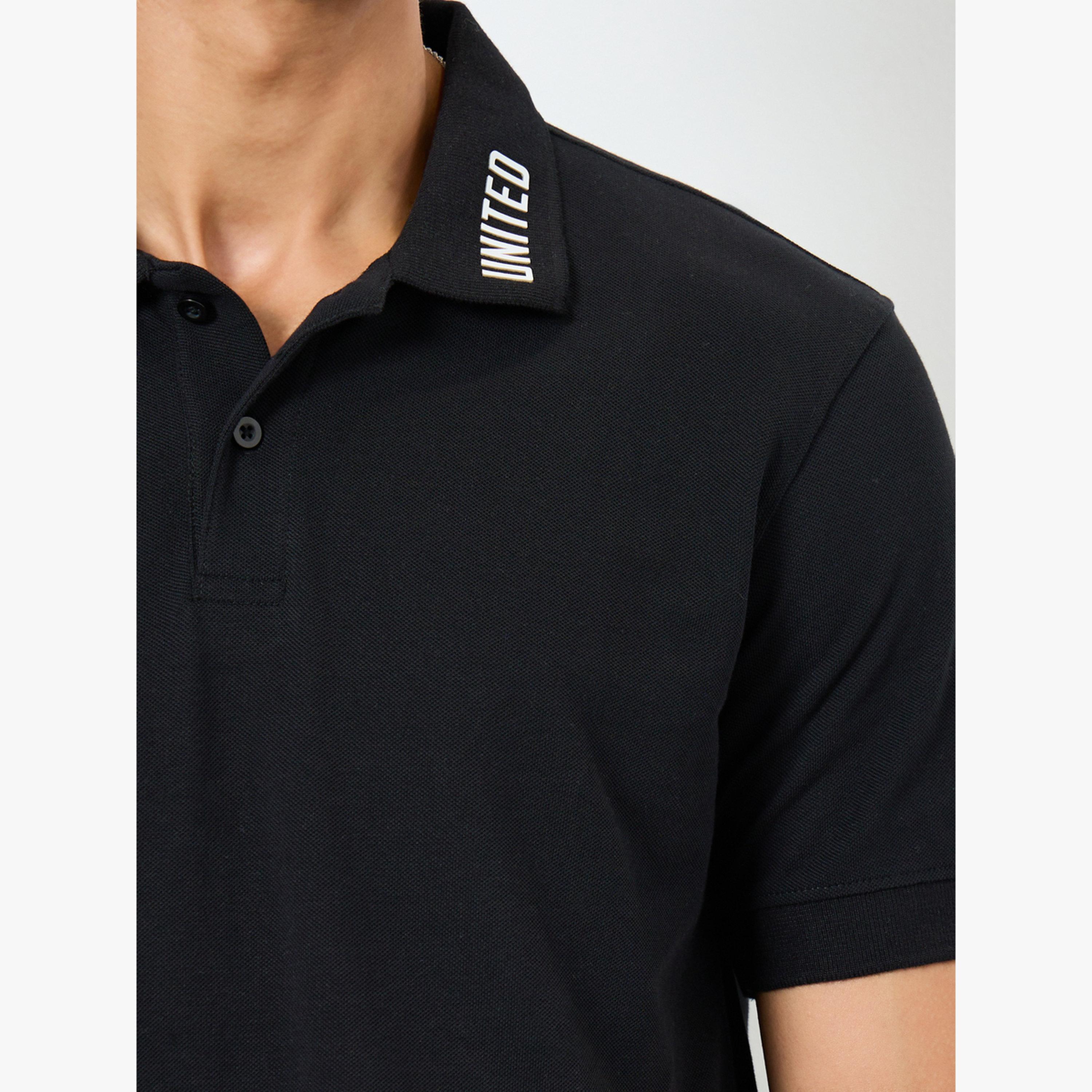 بولو مطبوع بتفاصيل بيكيه بقصة مريحة-men-clothing-tshirtsandpolos-polos-image-3