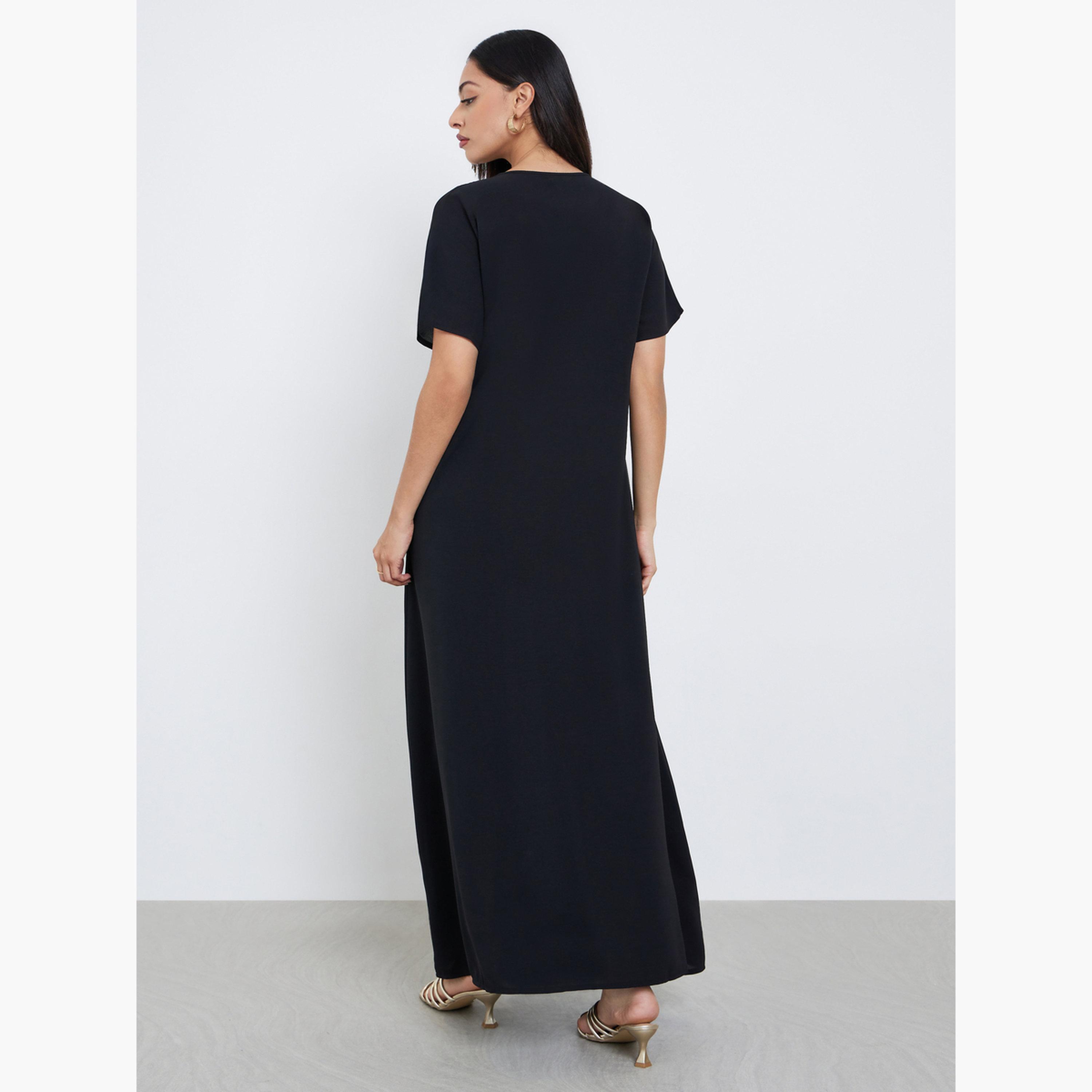 أميرة x ستايلي جلابية تحت العباية بحافة واسعة ومزينة بشارة-women-arabicclothing-jalabiyas-image-3
