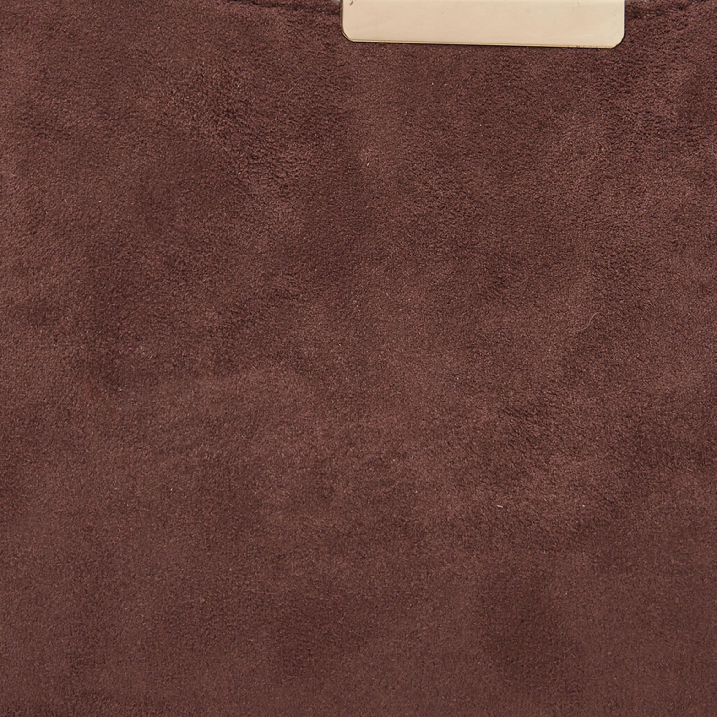 Styli Coffee Brown Suede Crossbody Bag-women-bagsandwallets-handbags-image-4