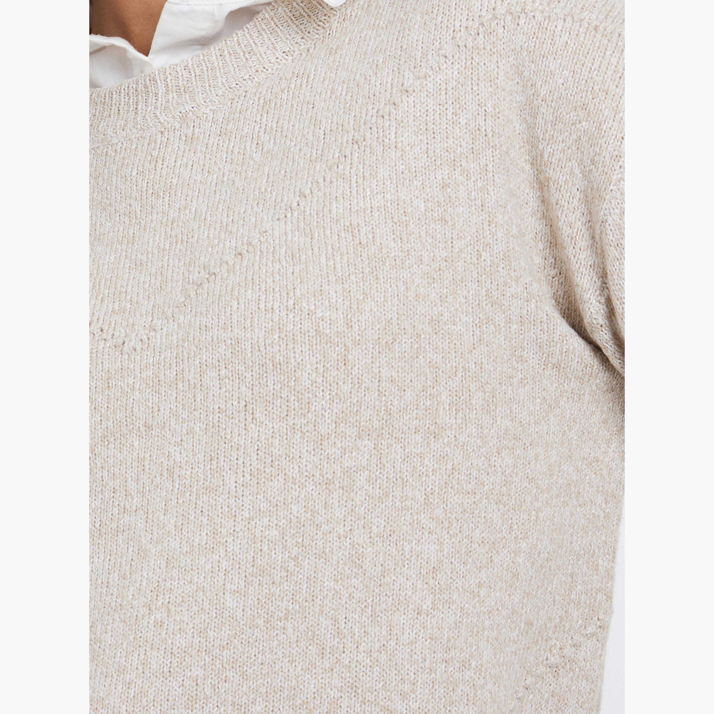 Styli Women Beige Regular Fit Knitted Sweater-women-clothing-cardigansandjumpers-jumpers-image-5