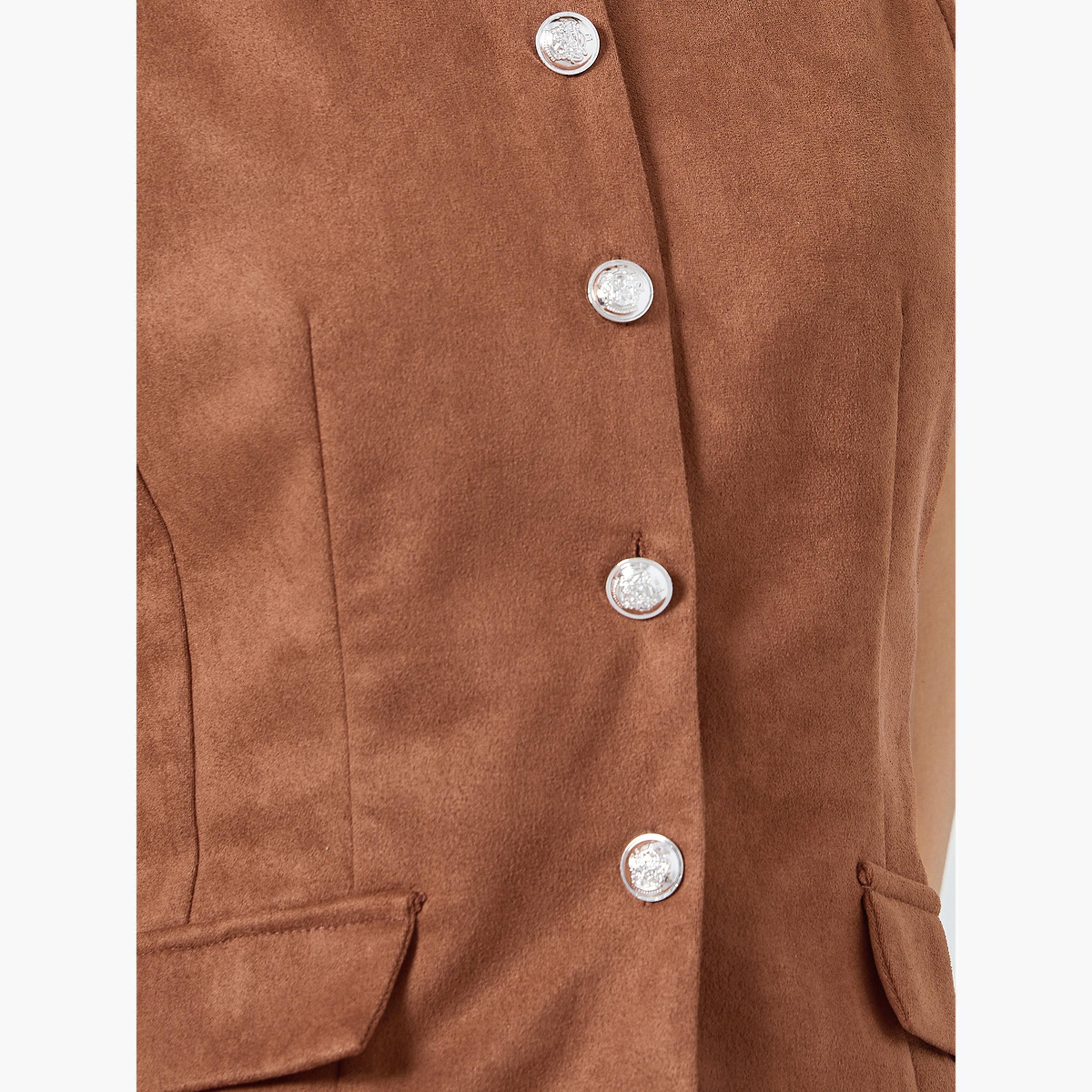 Styli Sleeveless Suede Look Waistcoat-women-clothing-shirtsandblouses-blouses-image-4